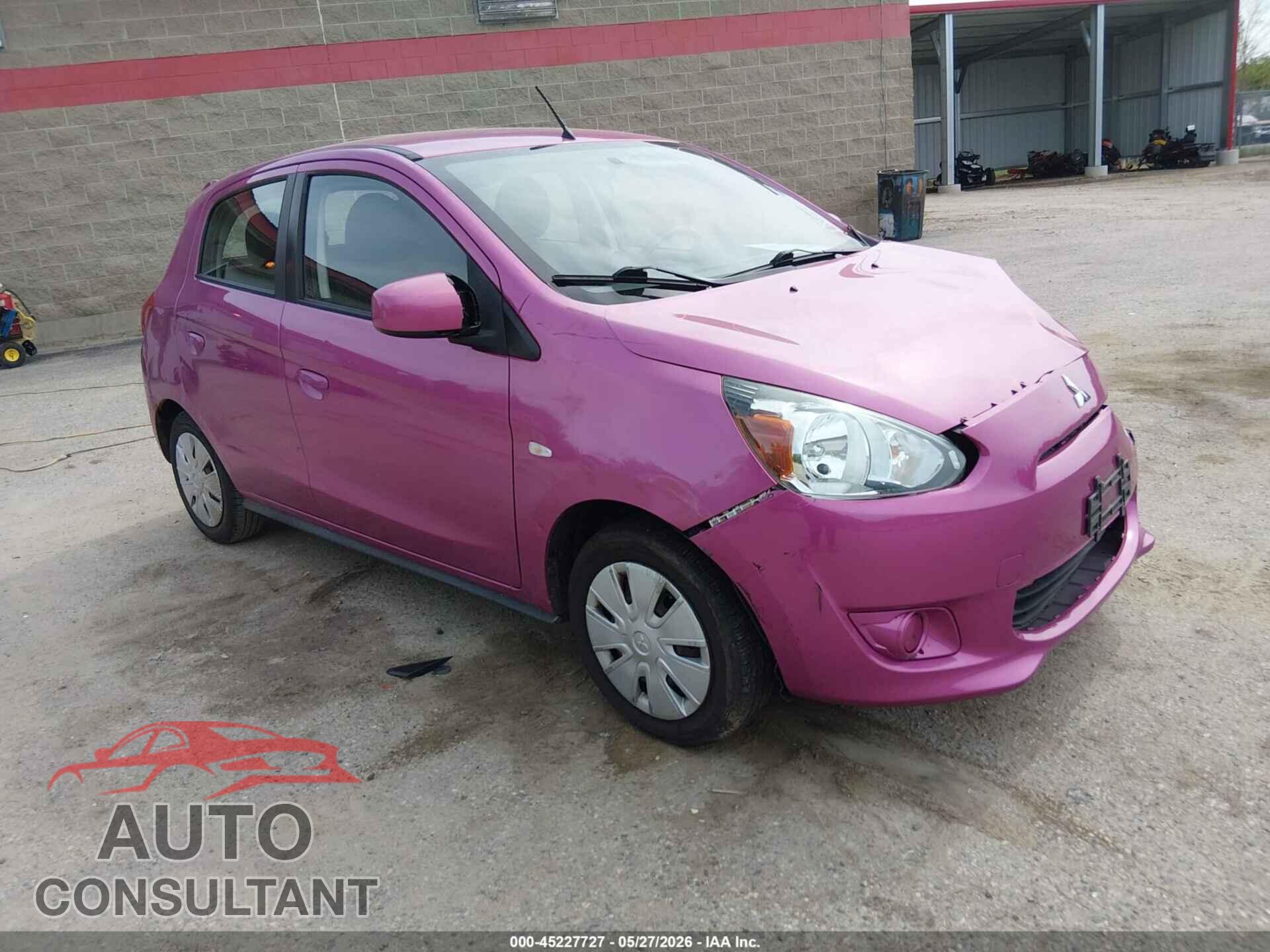 MITSUBISHI MIRAGE 2014 - ML32A3HJ9EH017914