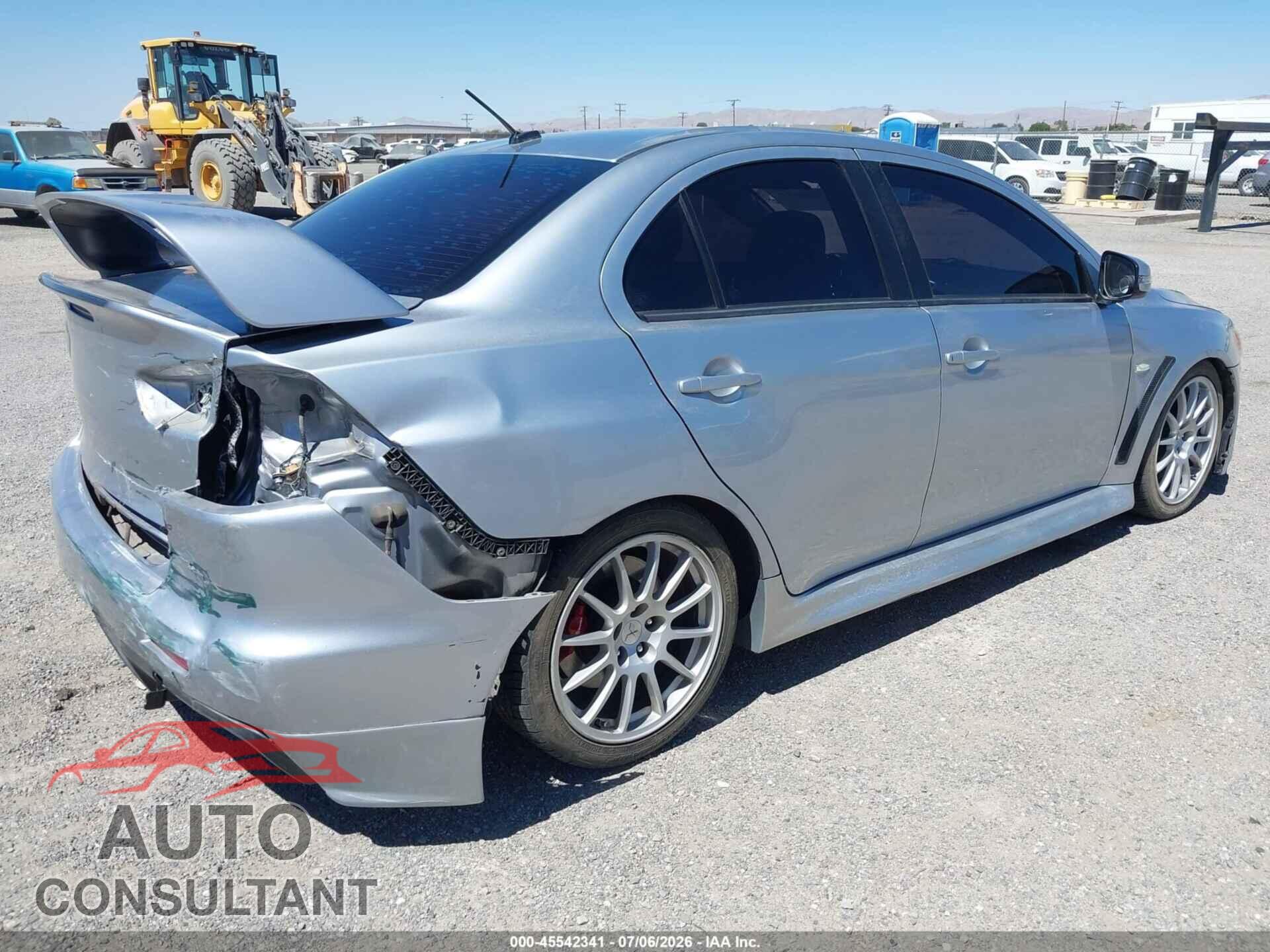MITSUBISHI LANCER EVOLUTION 2015 - JA32W8FV8FU006606