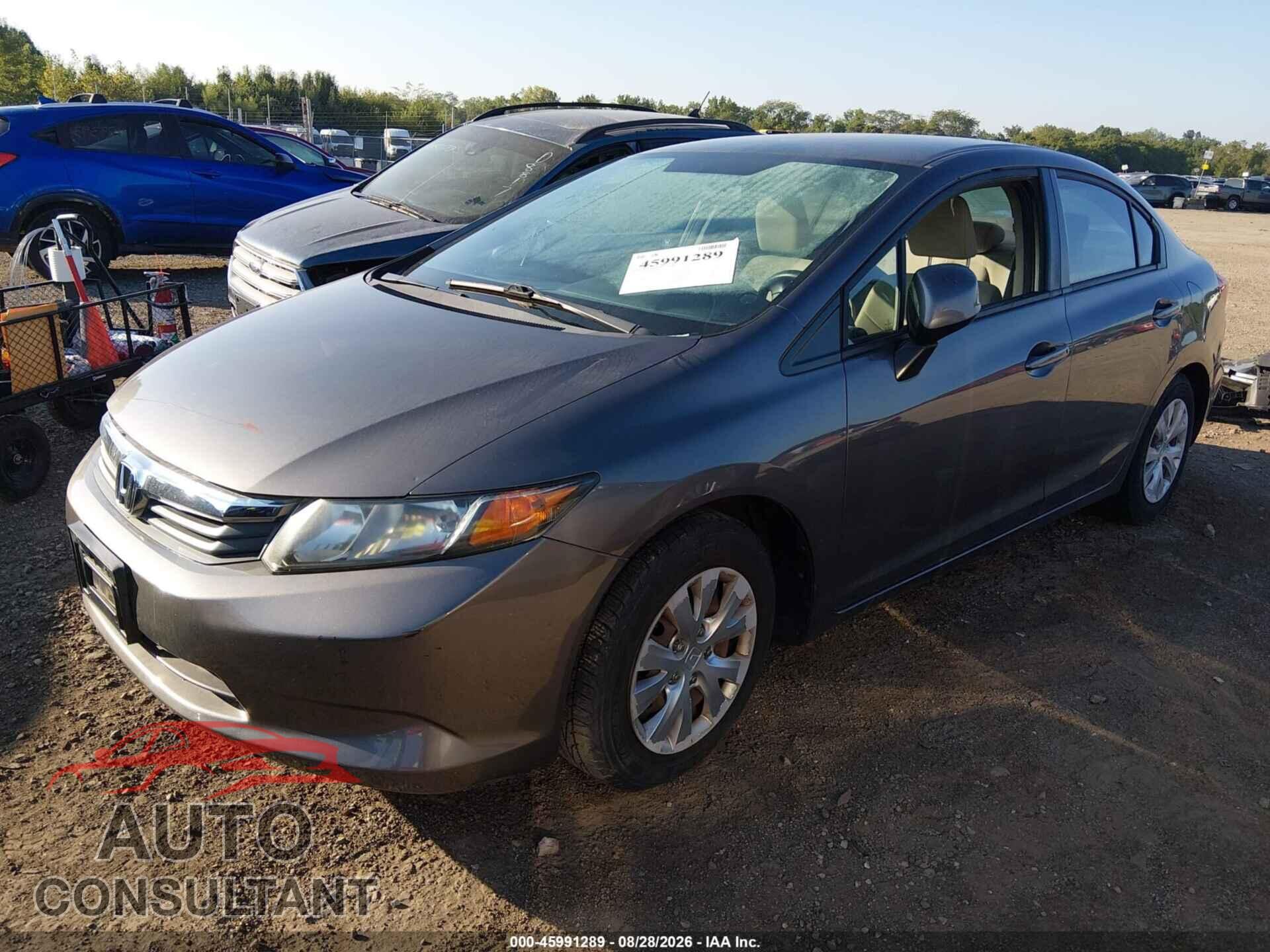 HONDA CIVIC 2012 - 19XFB2F51CE089267