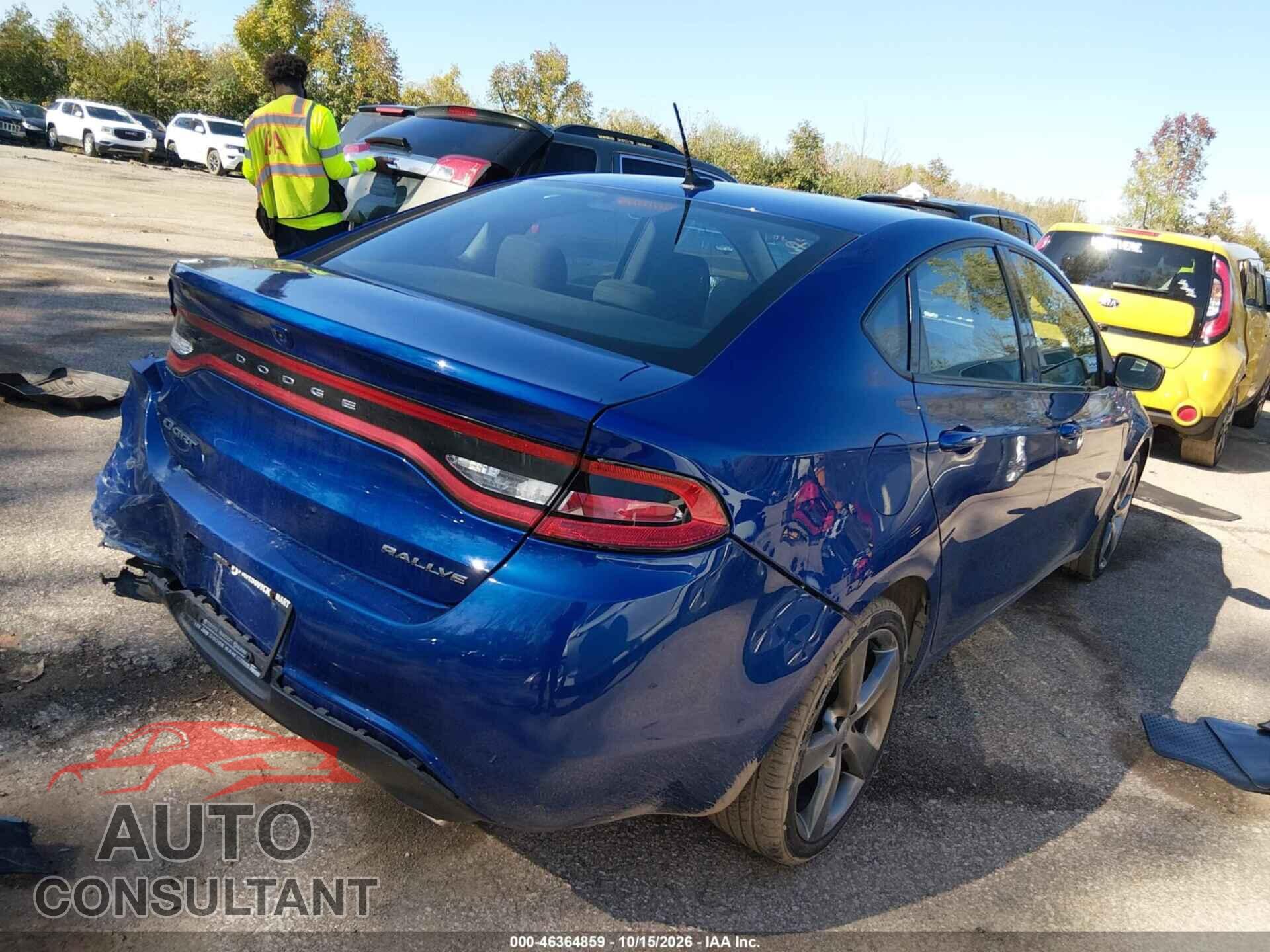 DODGE DART 2013 - 1C3CDFBA4DD308026