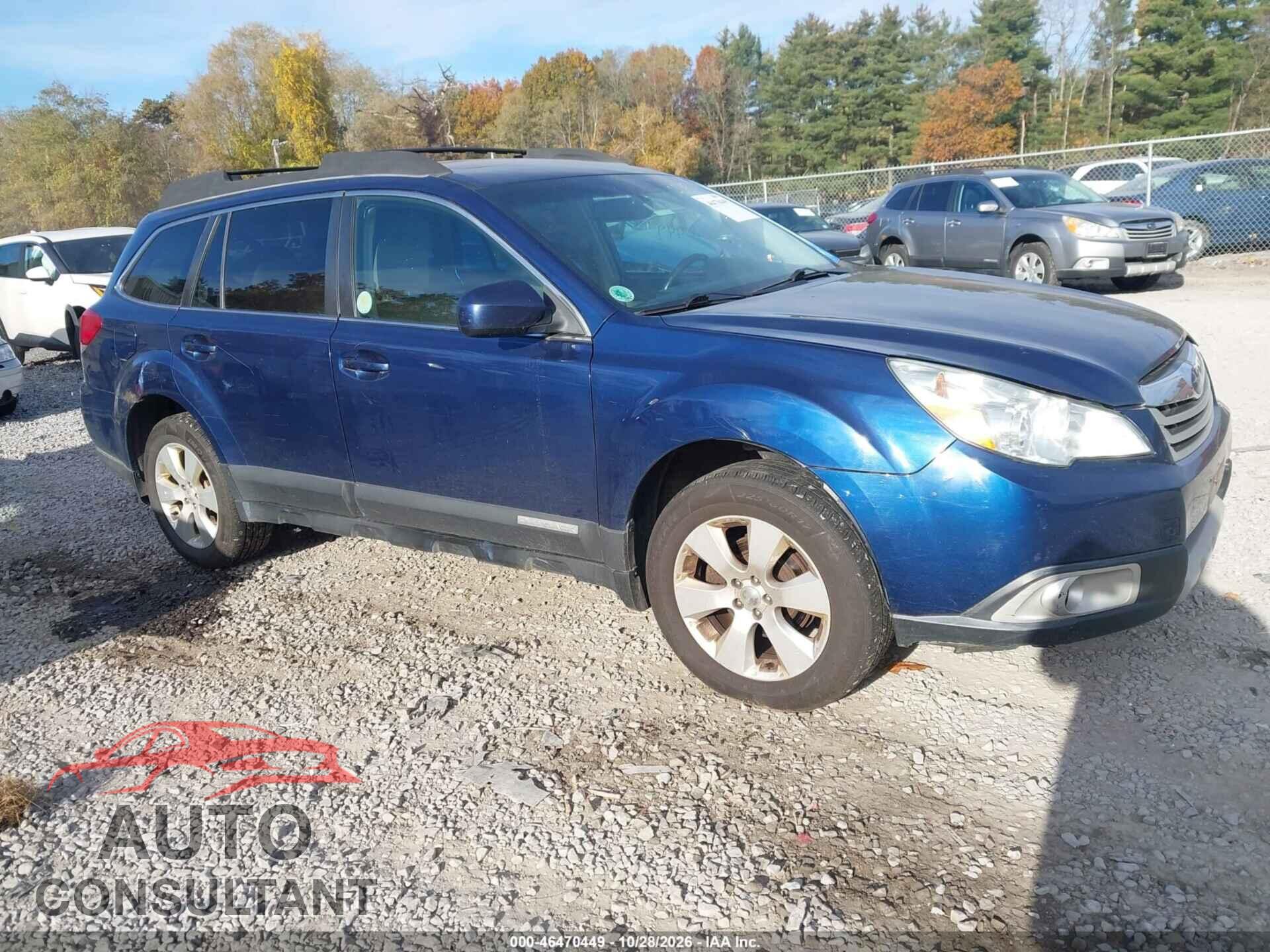 SUBARU OUTBACK 2011 - 4S4BRBKC2B3370218