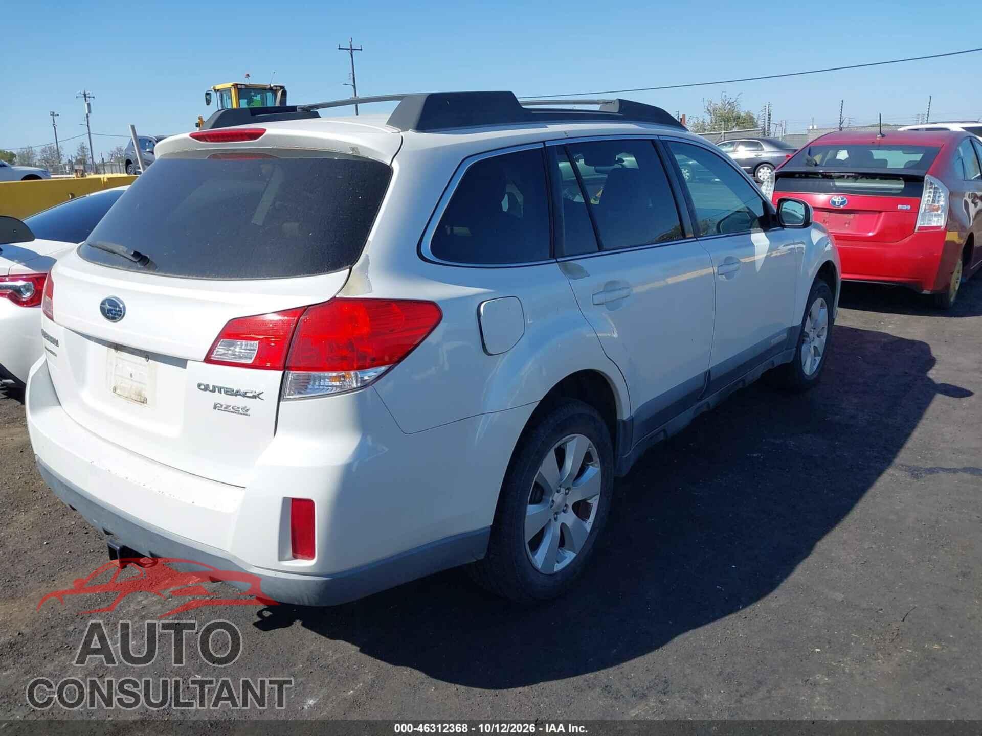 SUBARU OUTBACK 2012 - 4S4BRBCC1C3234341