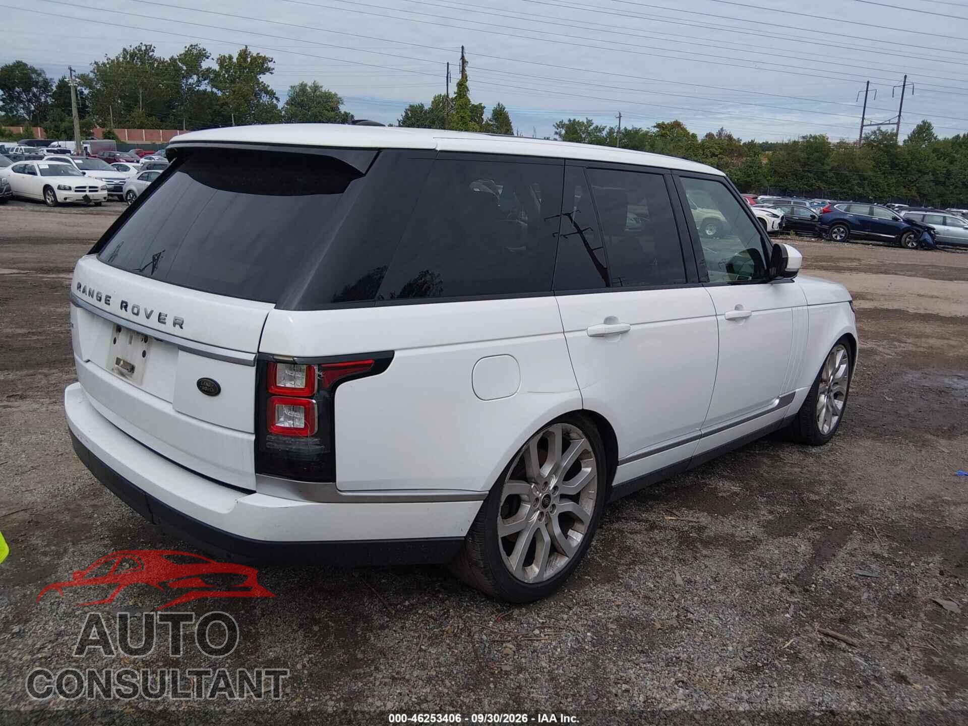 LAND ROVER RANGE ROVER 2013 - SALGS2DF6DA111549
