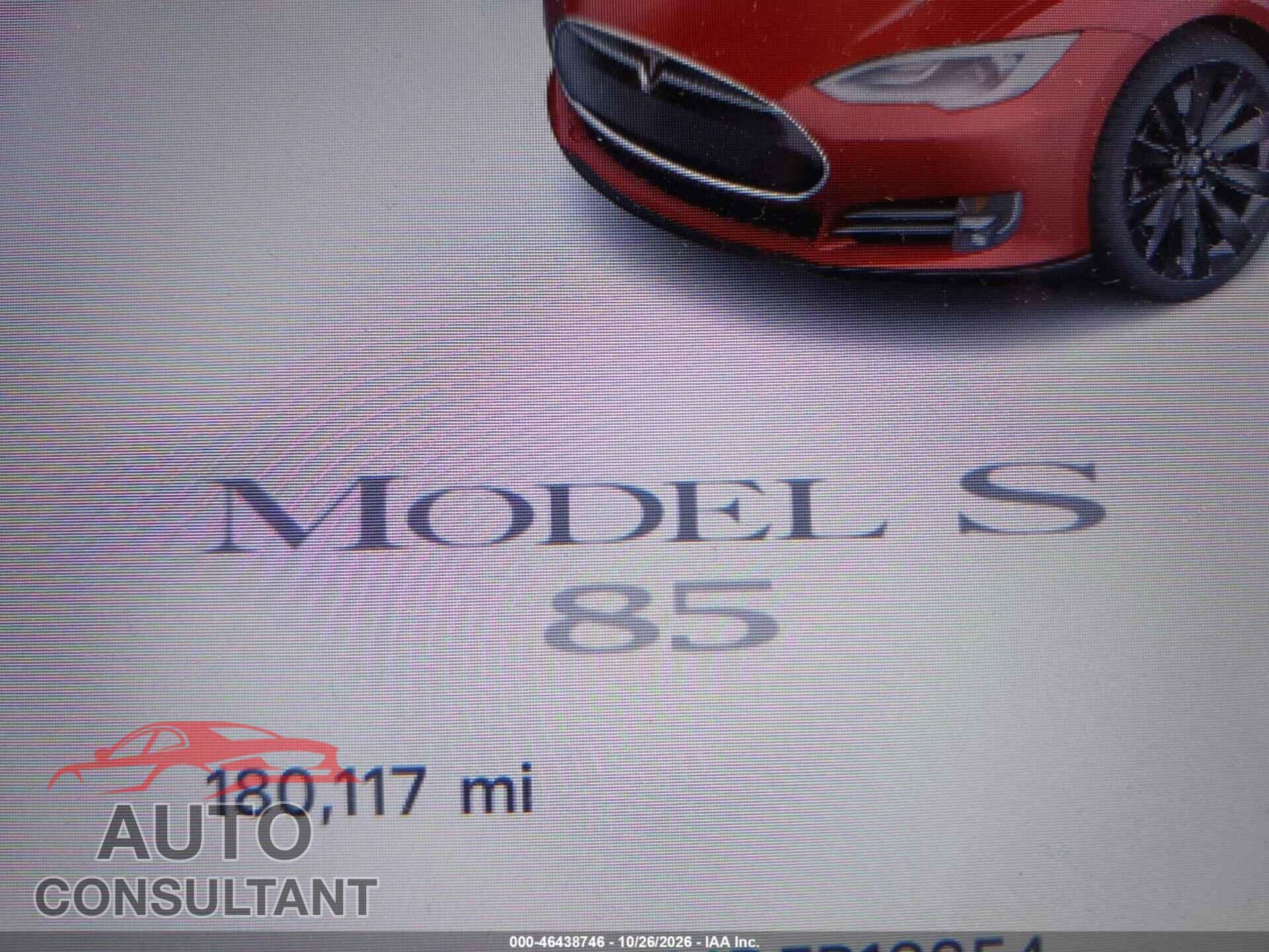 TESLA MODEL S 2013 - 5YJSA1CN4DFP18354