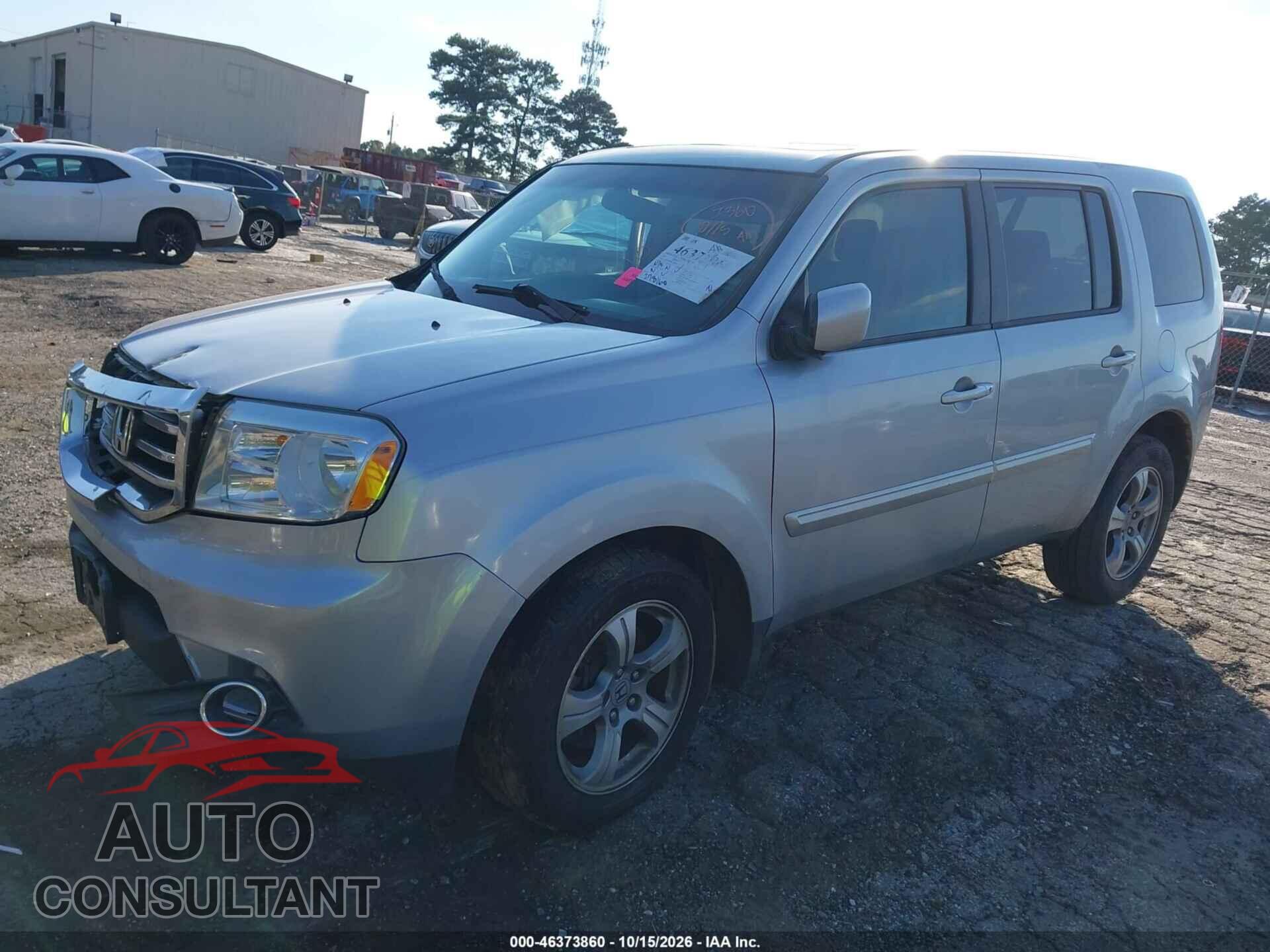 HONDA PILOT 2012 - 5FNYF3H54CB019885