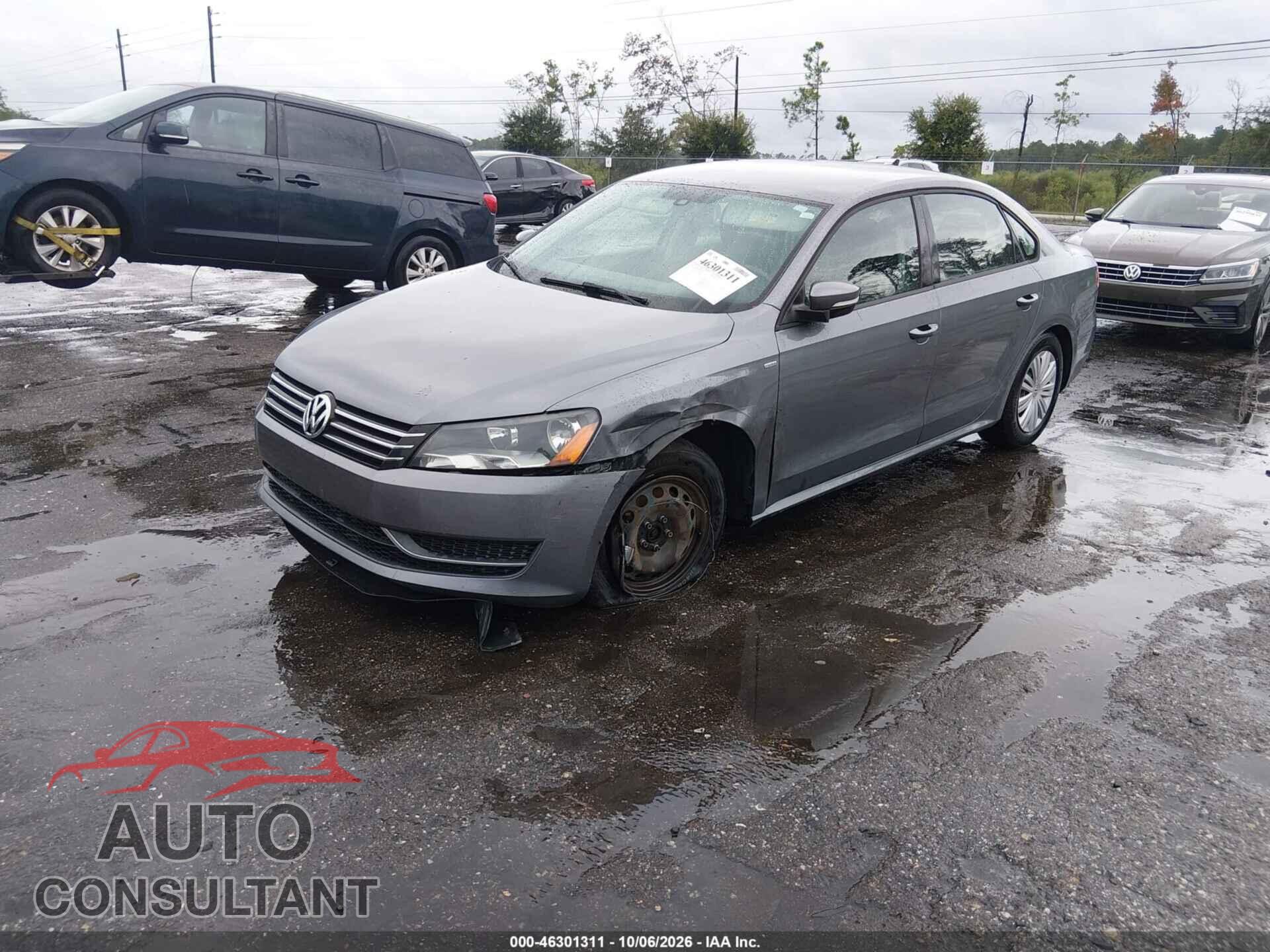 VOLKSWAGEN PASSAT 2014 - 1VWAT7A38EC065730