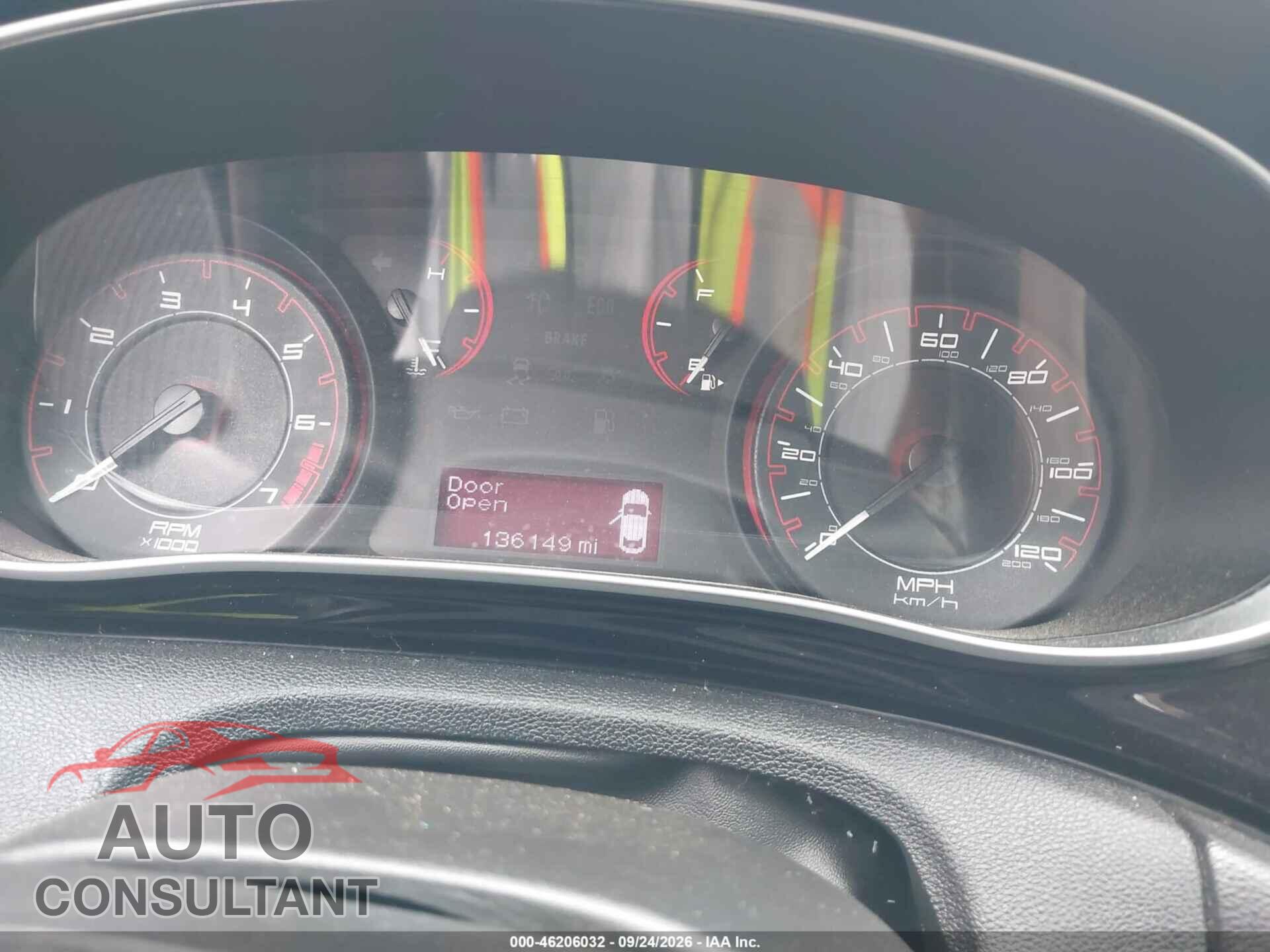 DODGE DART 2013 - 1C3CDFBH5DD231664