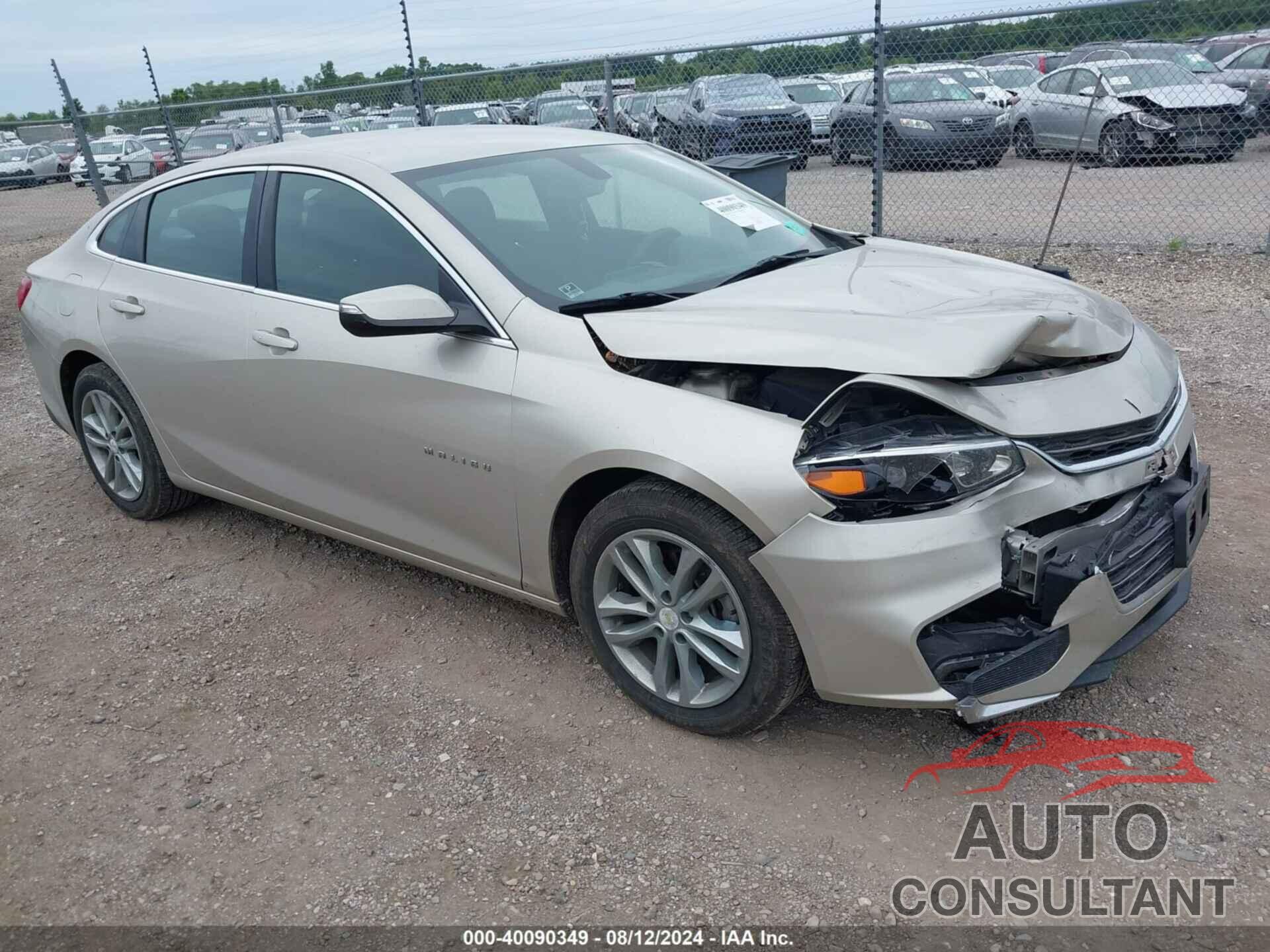 CHEVROLET MALIBU 2016 - 1G1ZE5ST3GF293924