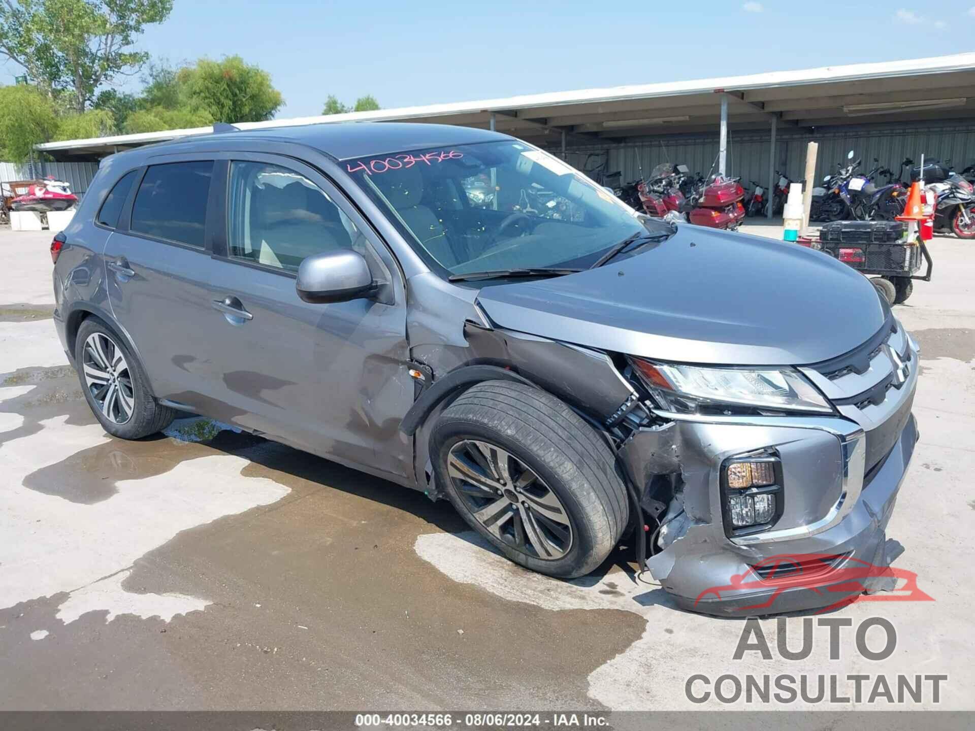 MITSUBISHI OUTLANDER SPORT 2021 - JA4APUAU4MU008863