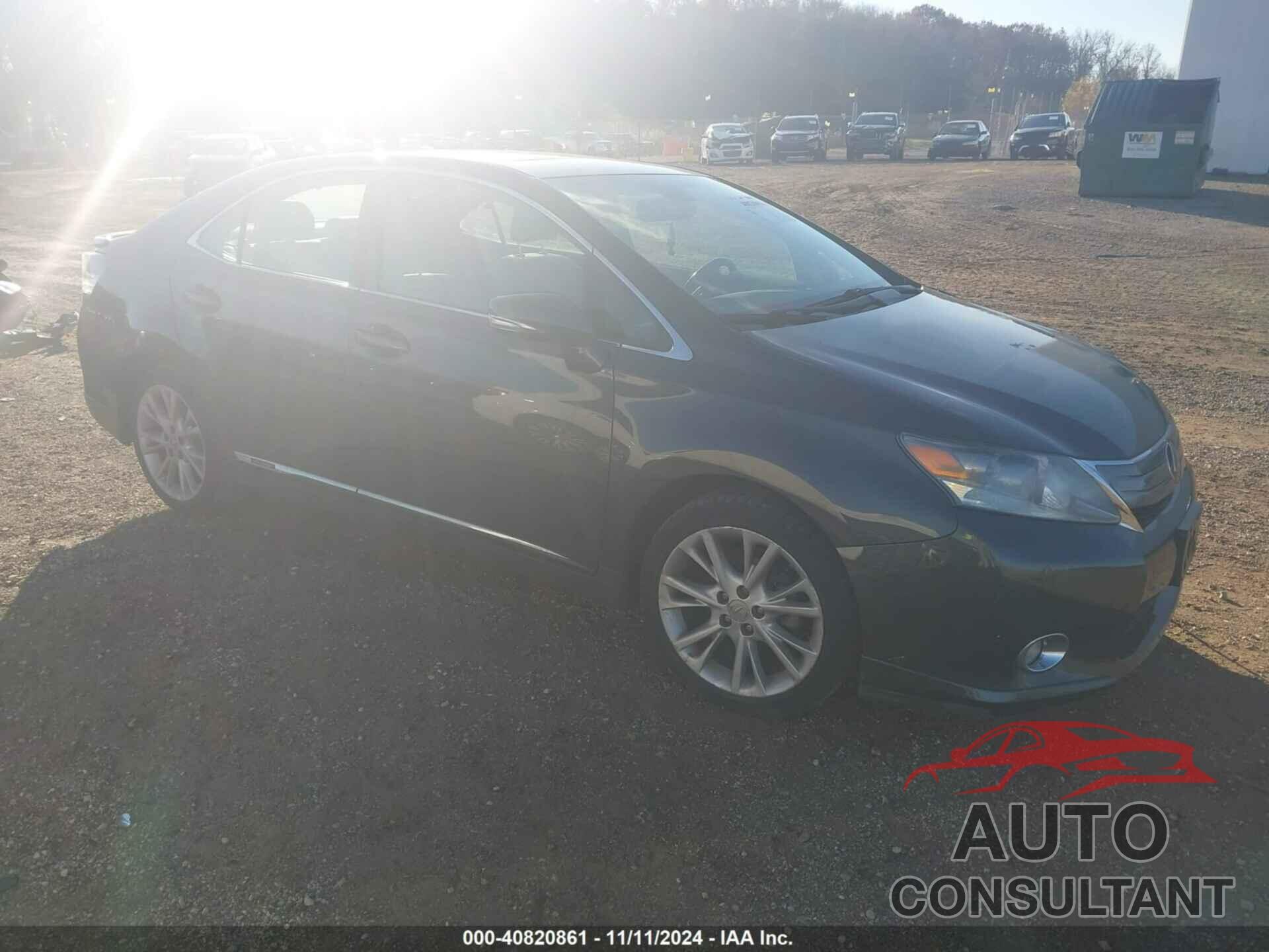 LEXUS HS 250H 2010 - JTHBB1BA9A2015485