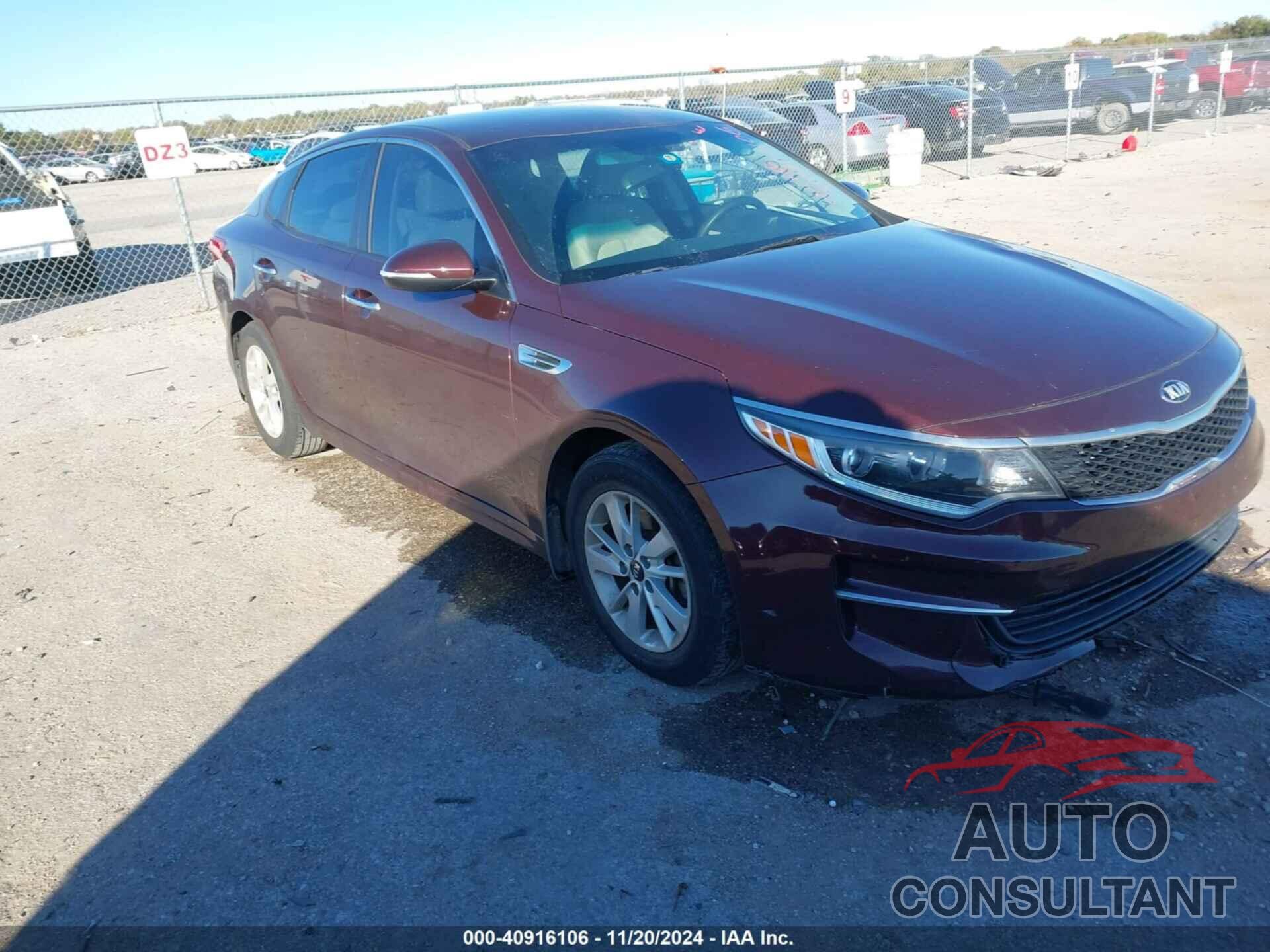 KIA OPTIMA 2016 - 5XXGT4L35GG095294