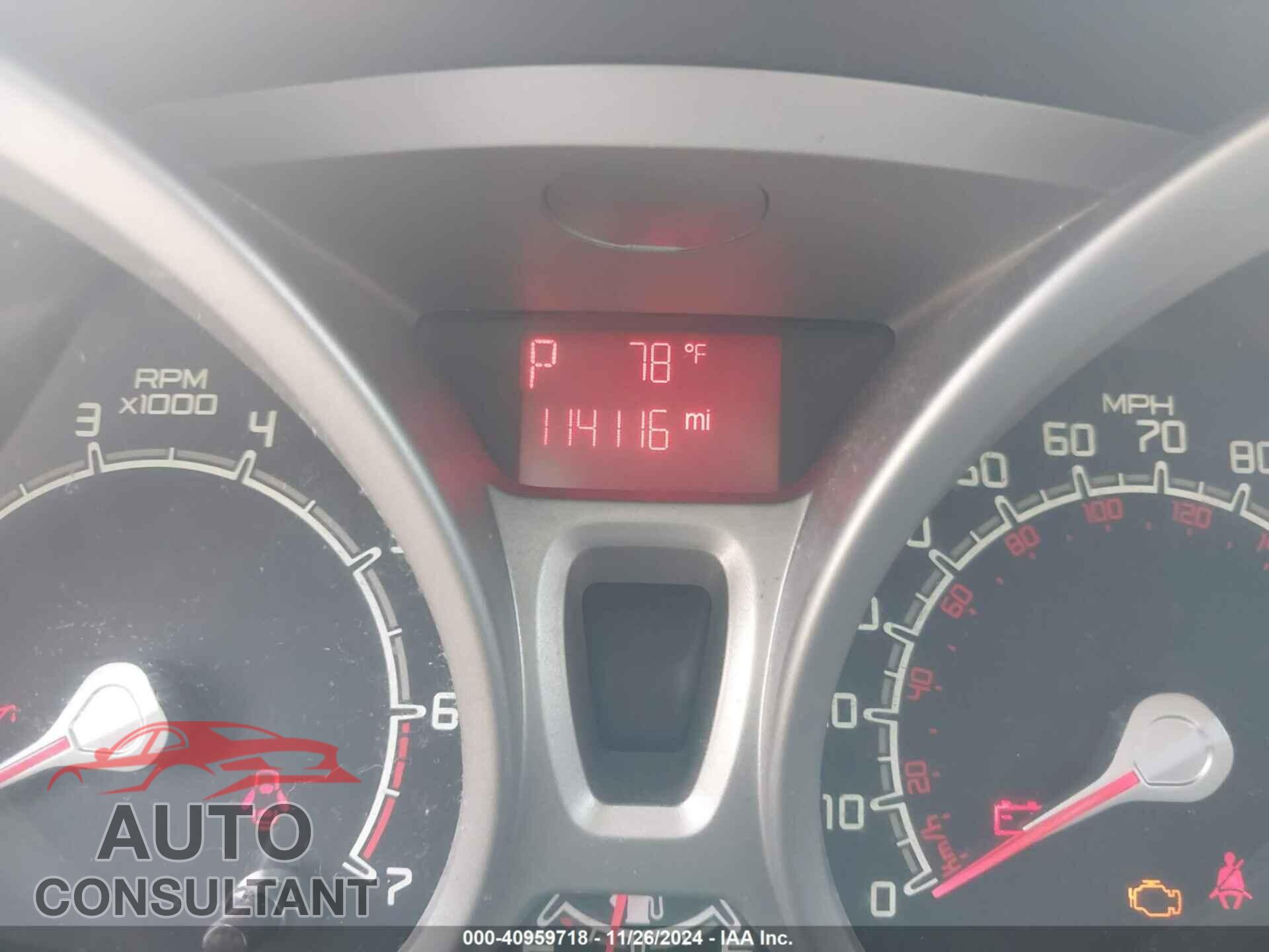 FORD FIESTA 2012 - 3FADP4EJ8CM221908