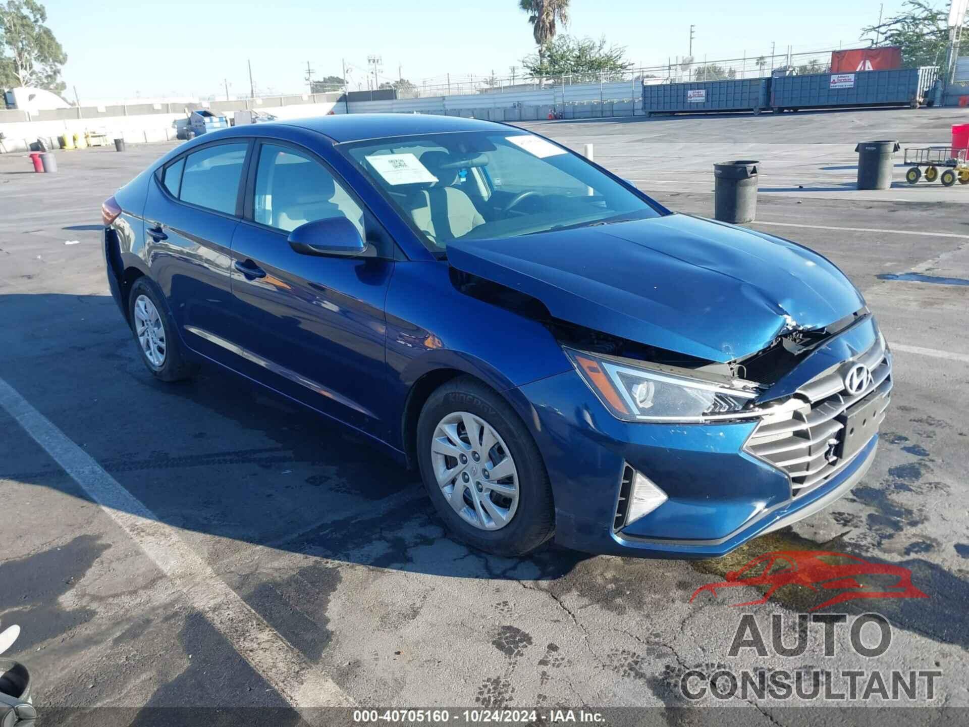 HYUNDAI ELANTRA 2019 - 5NPD74LF8KH493825