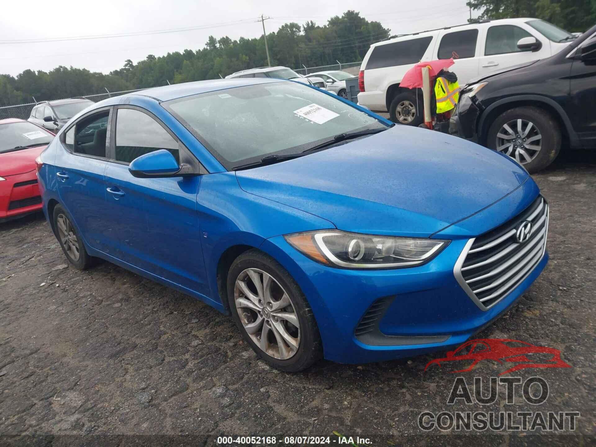 HYUNDAI ELANTRA 2018 - 5NPD84LF6JH213704