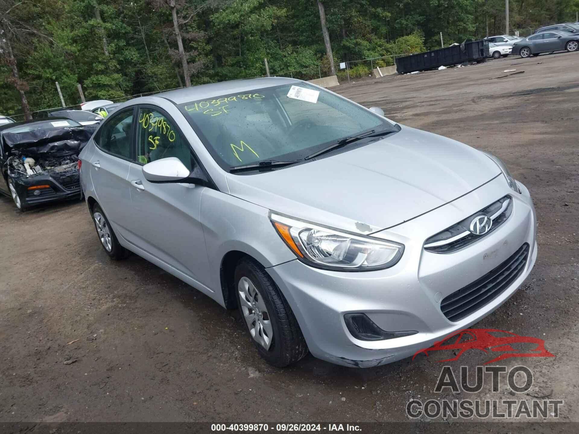 HYUNDAI ACCENT 2016 - KMHCT4AE0GU105982