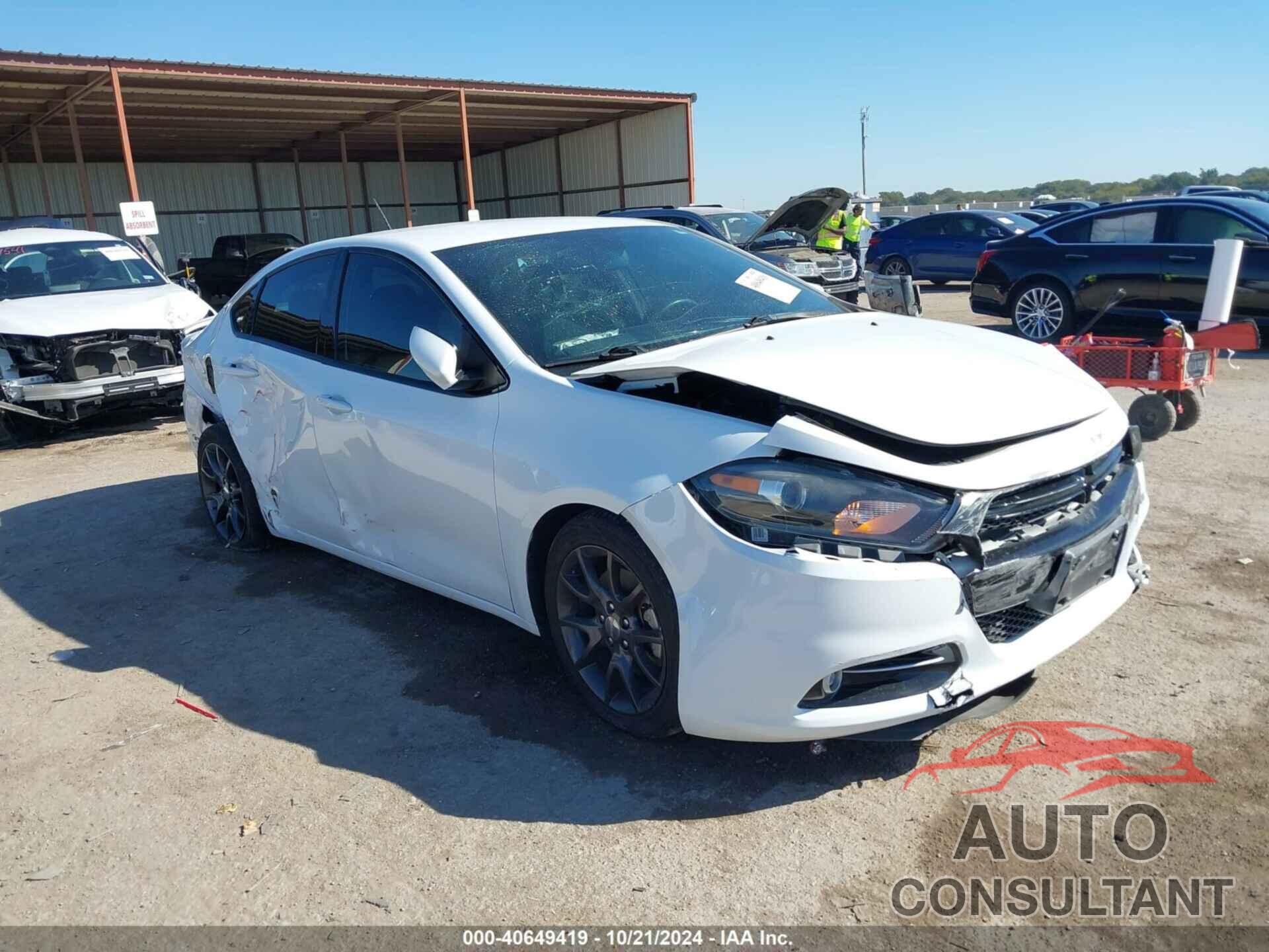 DODGE DART 2016 - 1C3CDFBBXGD704331