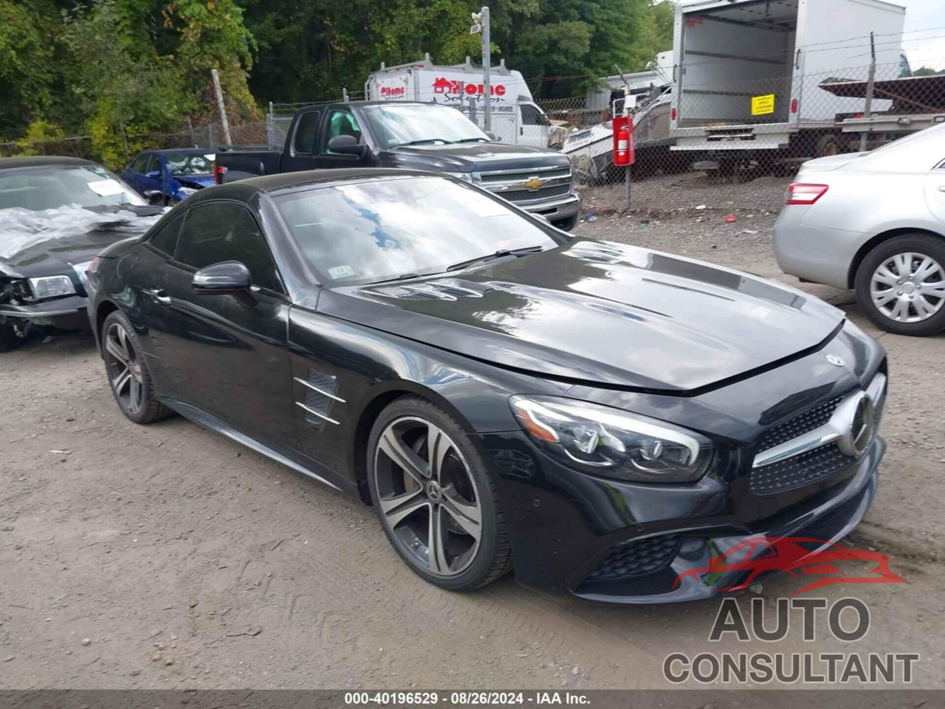 MERCEDES-BENZ SL 450 2018 - WDDJK6GA3JF050511