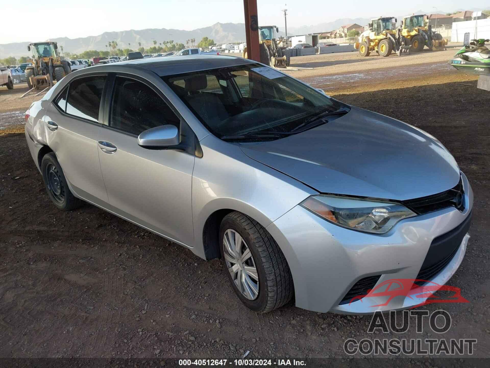 TOYOTA COROLLA 2016 - 5YFBURHE3GP382770