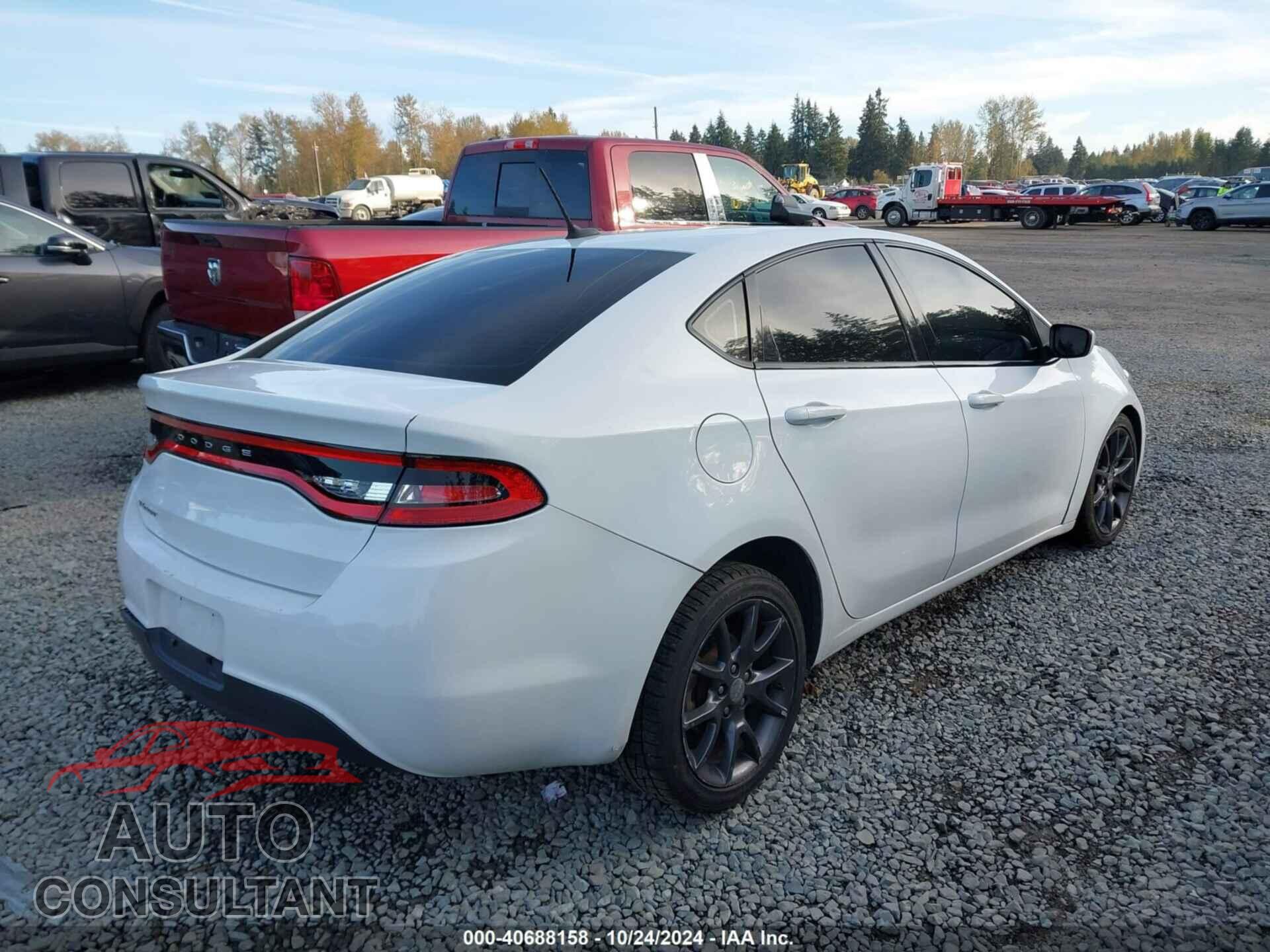 DODGE DART 2015 - 1C3CDFAAXFD433763