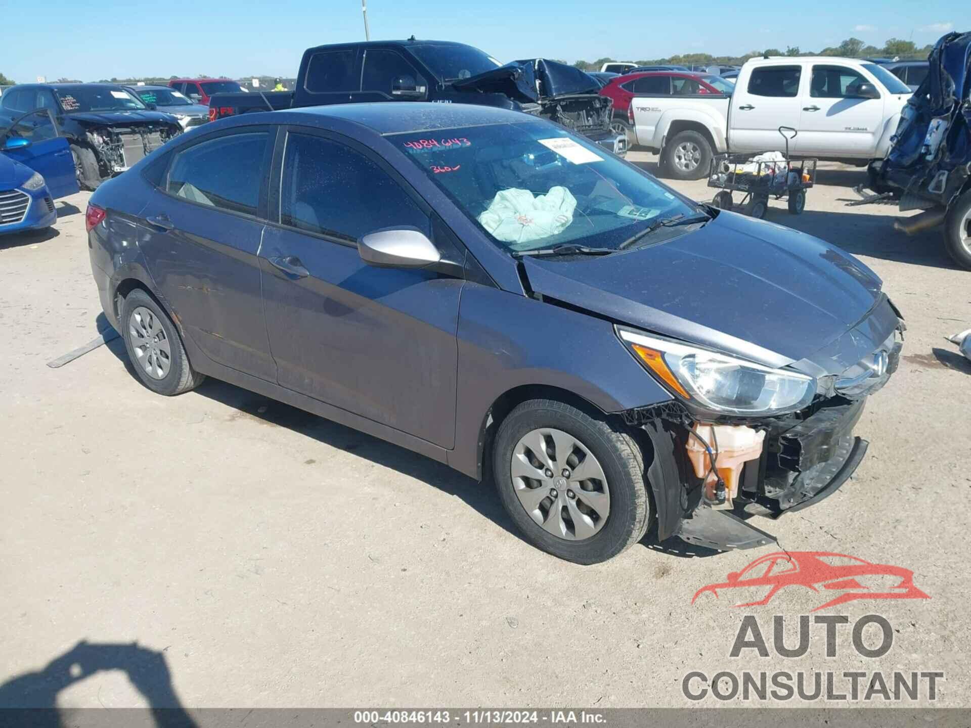 HYUNDAI ACCENT 2016 - KMHCT4AE1GU099075