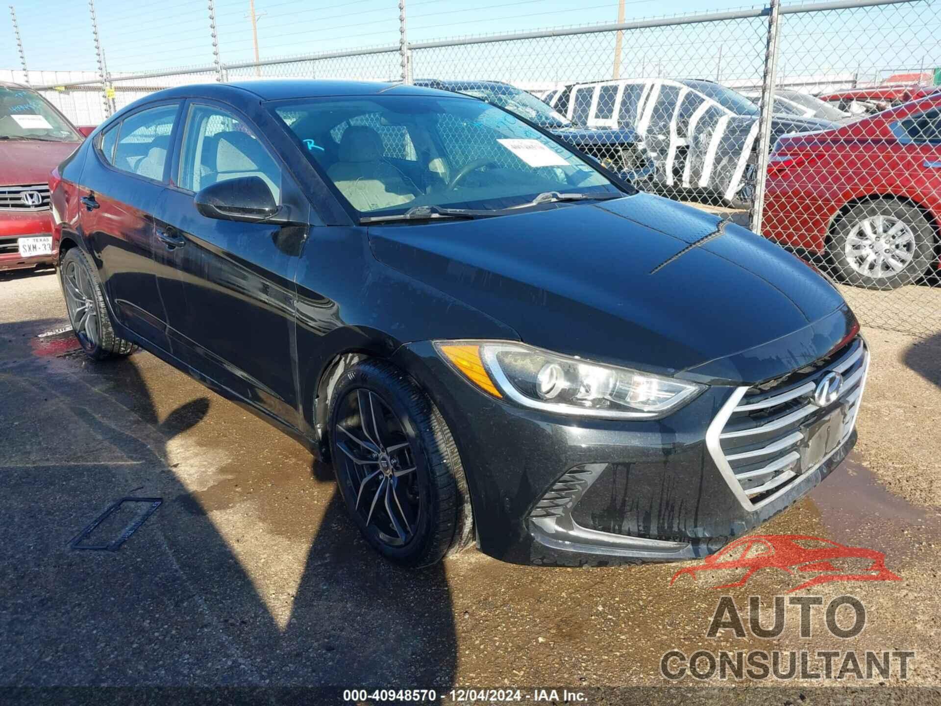 HYUNDAI ELANTRA 2017 - 5NPD84LF1HH170769