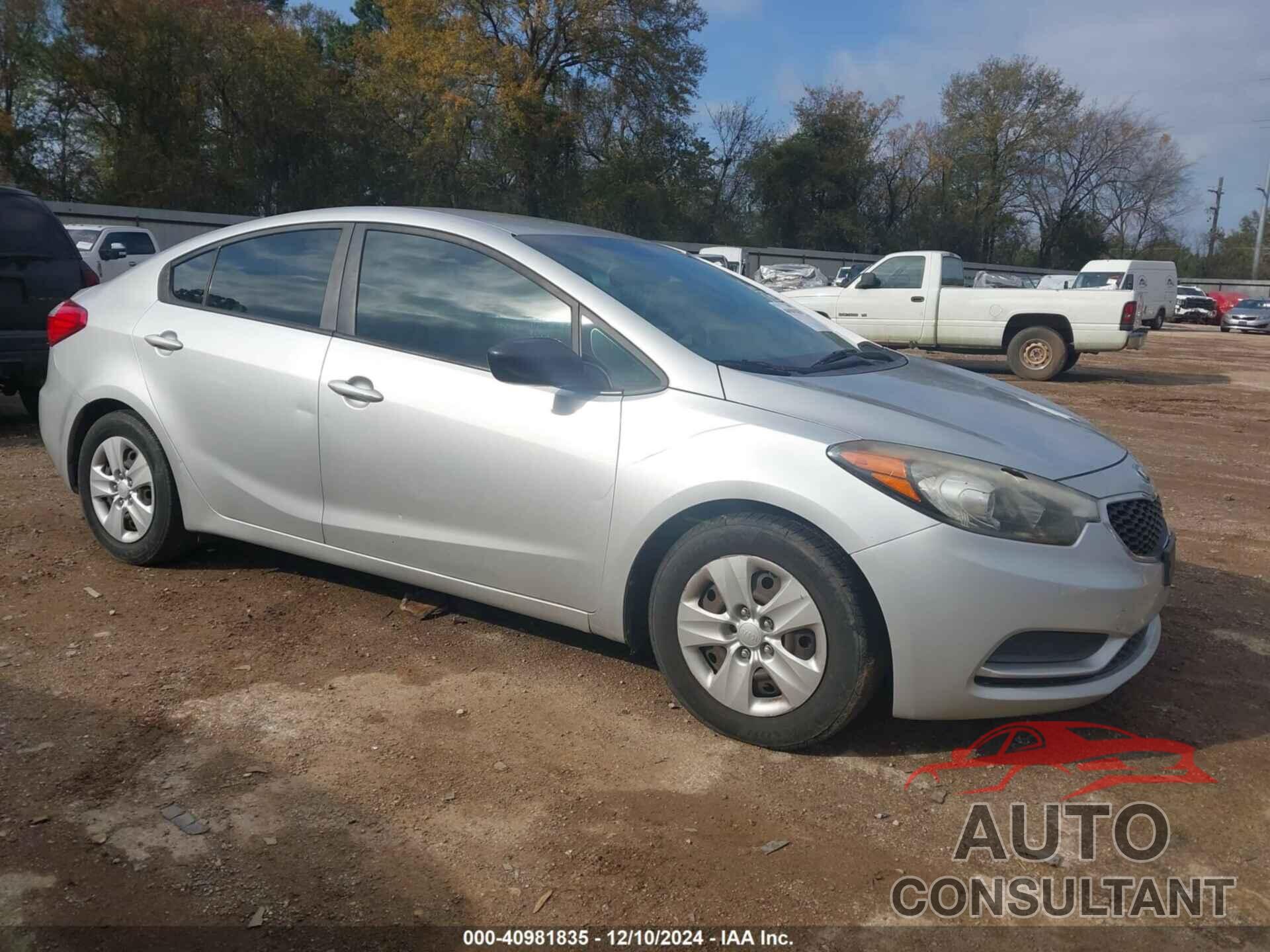 KIA FORTE 2016 - KNAFK4A67G5561692