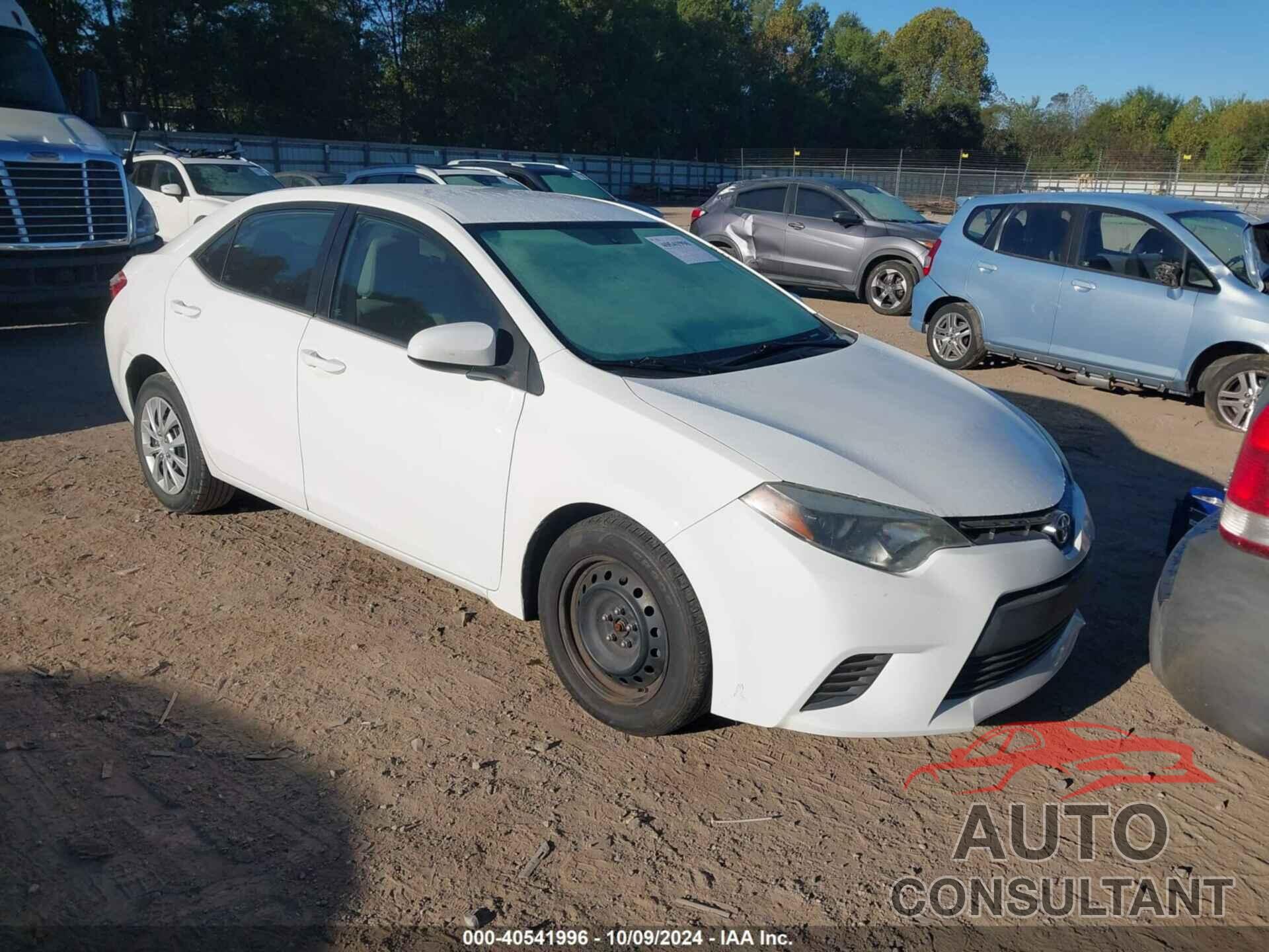 TOYOTA COROLLA 2016 - 5YFBURHE1GP431092