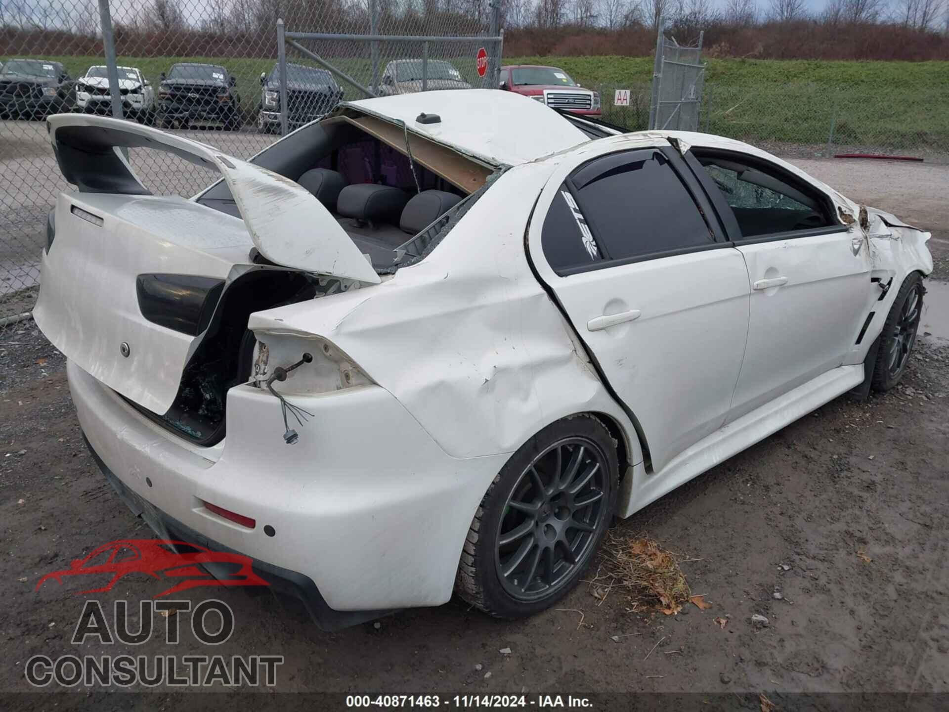 MITSUBISHI LANCER EVOLUTION 2014 - JA32W8FV5EU012572