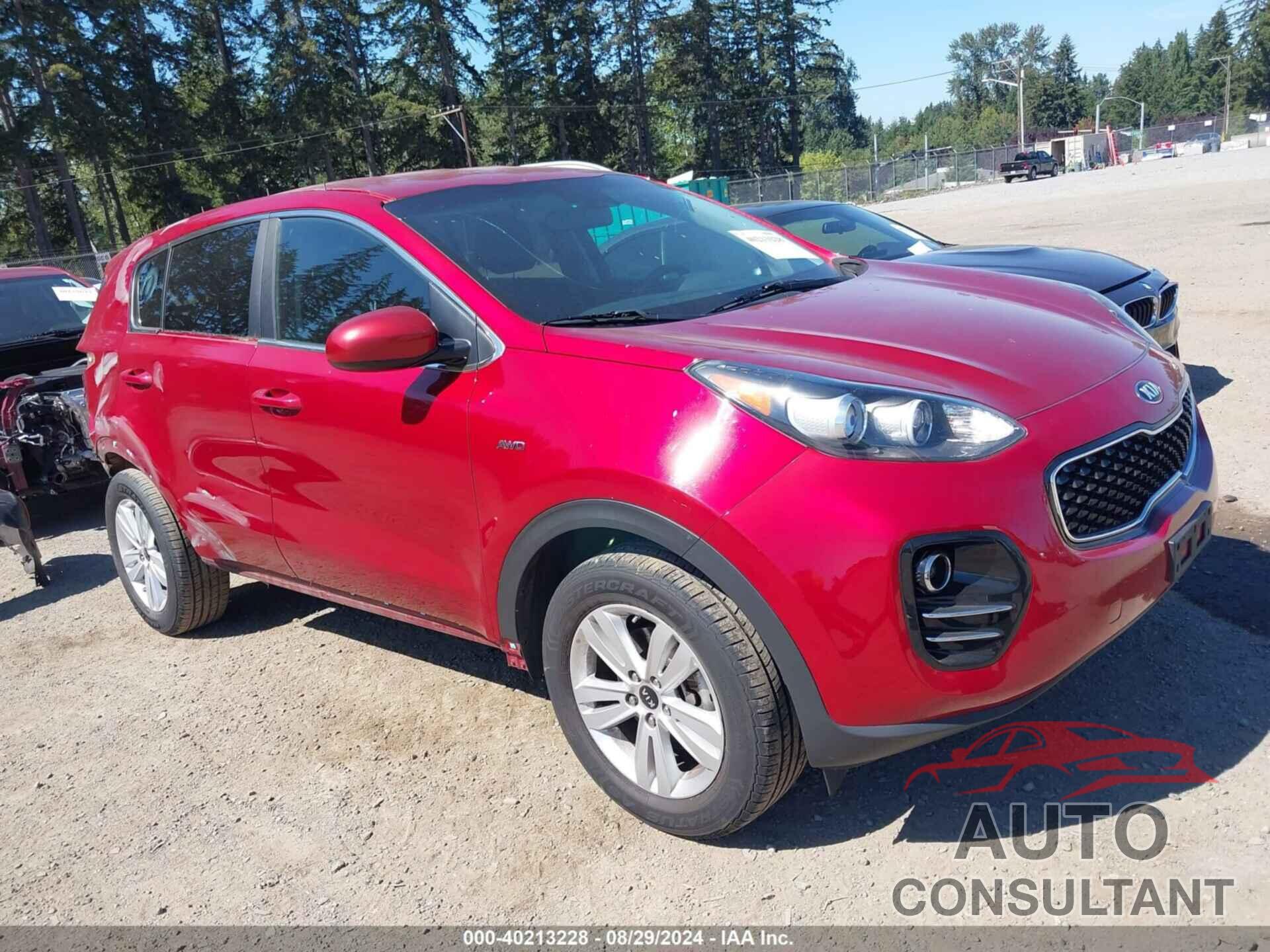 KIA SPORTAGE 2017 - KNDPMCAC2H7207604