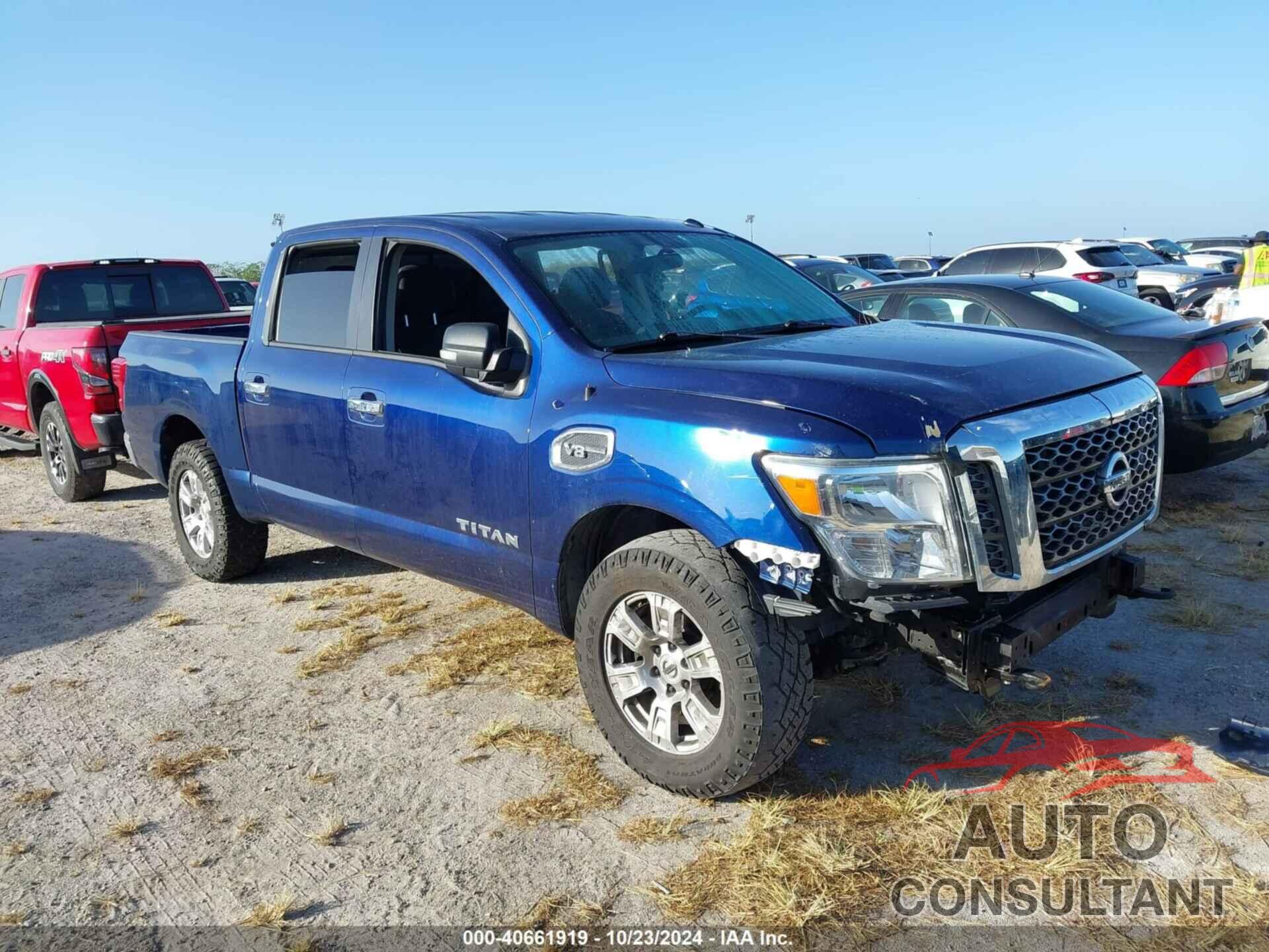 NISSAN TITAN 2017 - 1N6AA1EK3HN504264