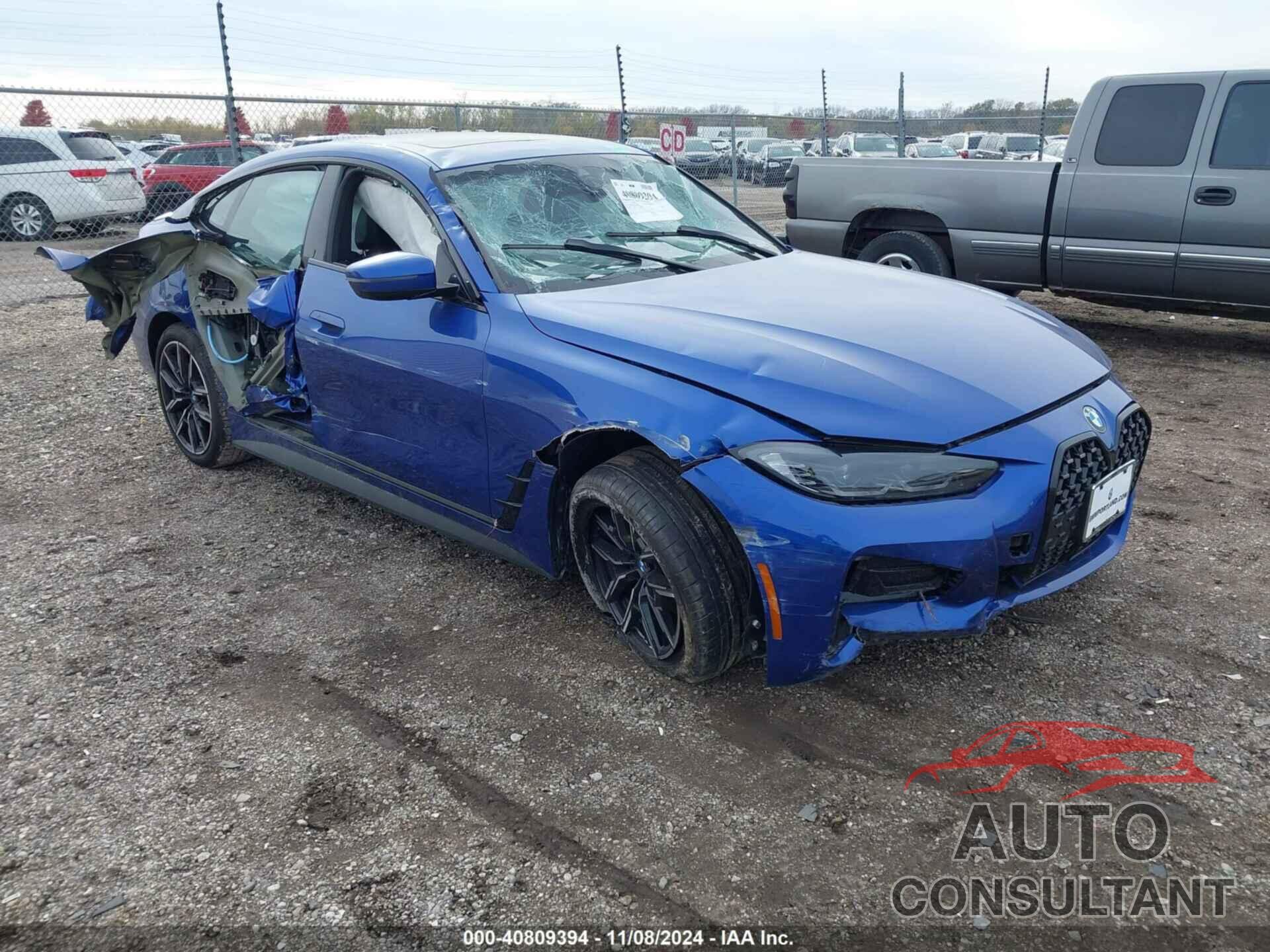 BMW 430I GRAN COUPE 2022 - WBA63AV0XNFM58954