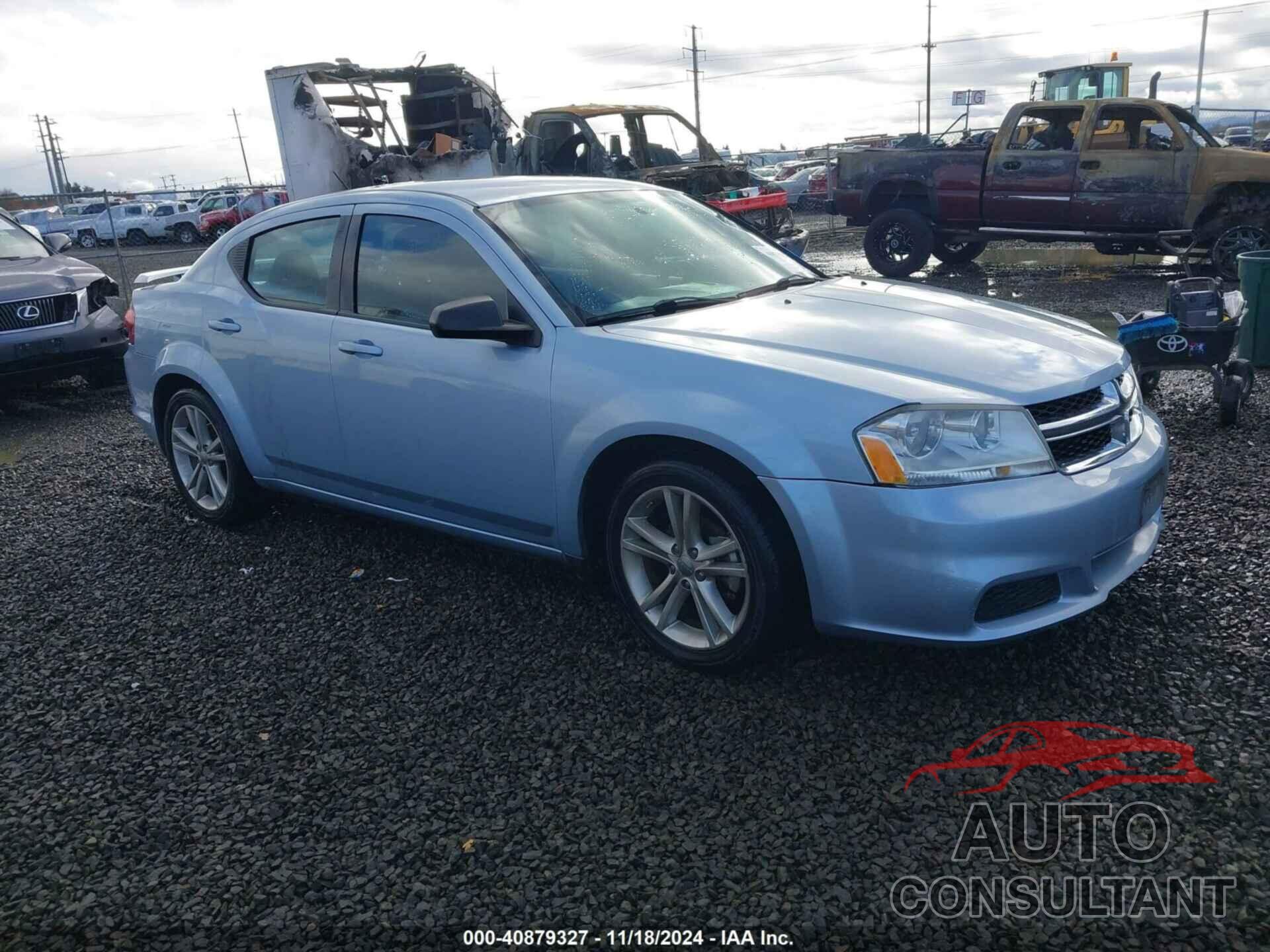 DODGE AVENGER 2013 - 1C3CDZAG6DN729991