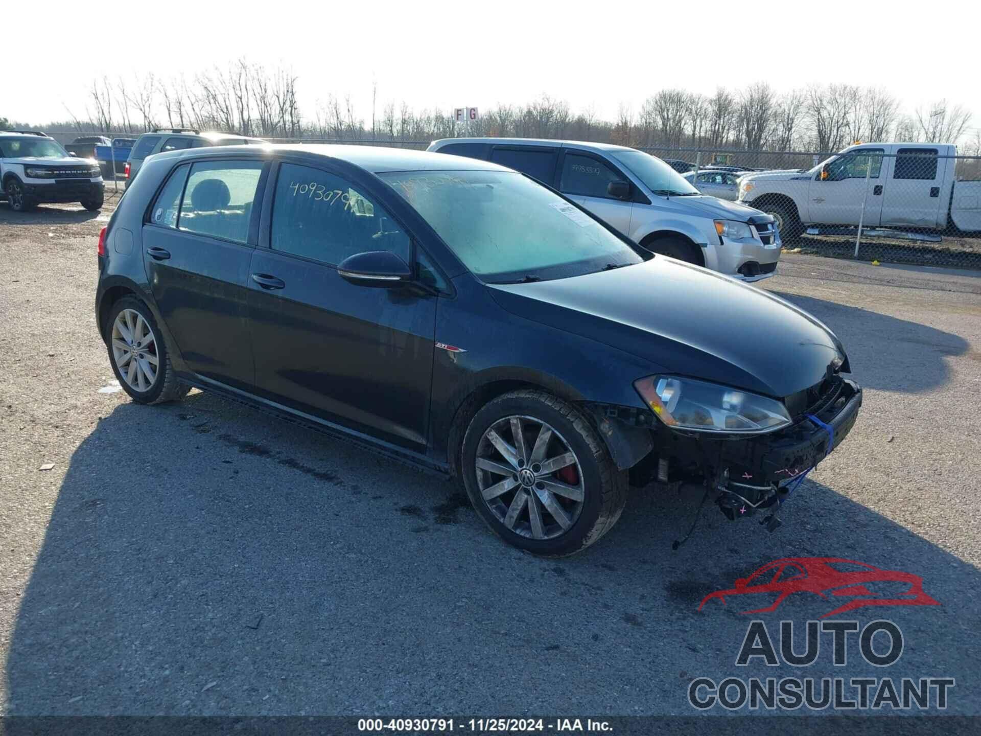 VOLKSWAGEN GOLF GTI 2017 - 3VW5T7AU3HM029537