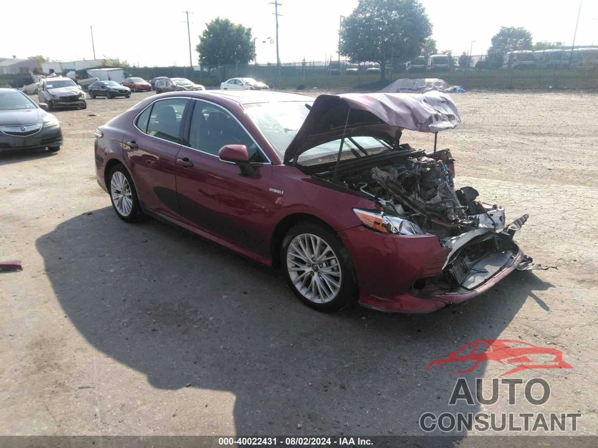 TOYOTA CAMRY HYBRID 2019 - 4T1B21HK6KU515557