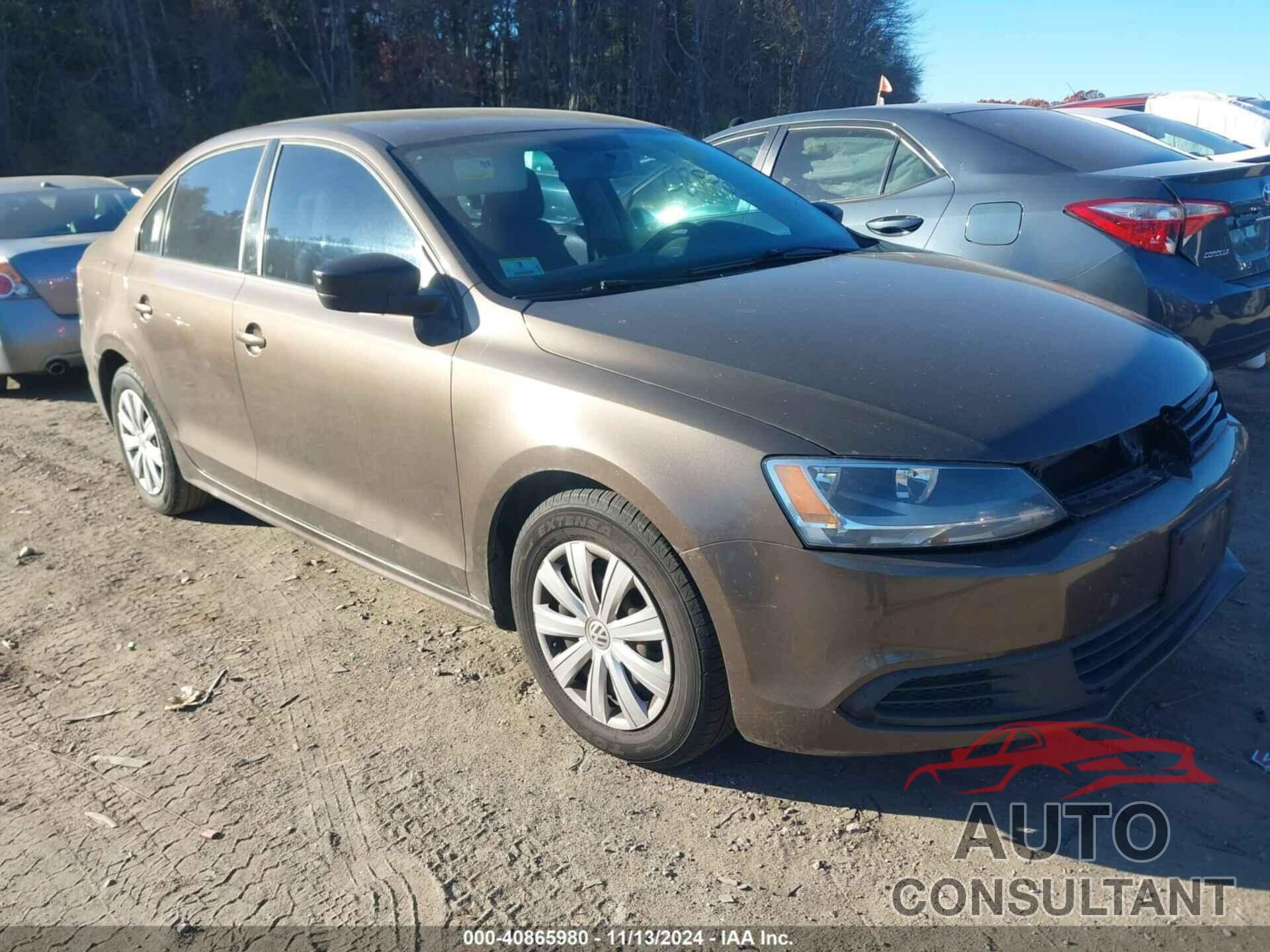 VOLKSWAGEN JETTA 2012 - 3VW2K7AJ9CM418042