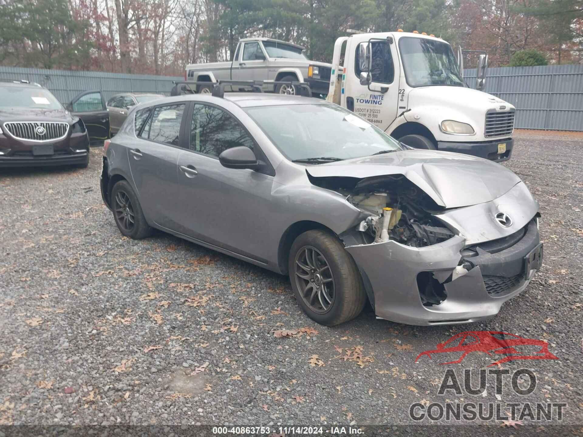 MAZDA MAZDA3 2012 - JM1BL1L81C1659923