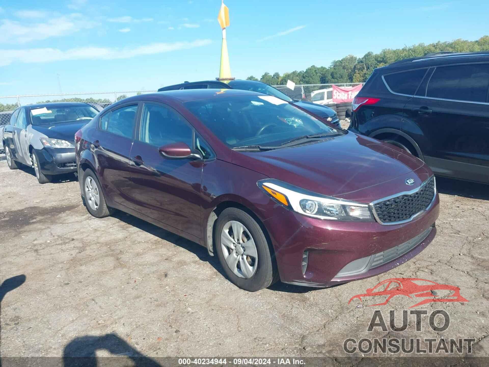 KIA FORTE 2017 - 3KPFK4A78HE104486