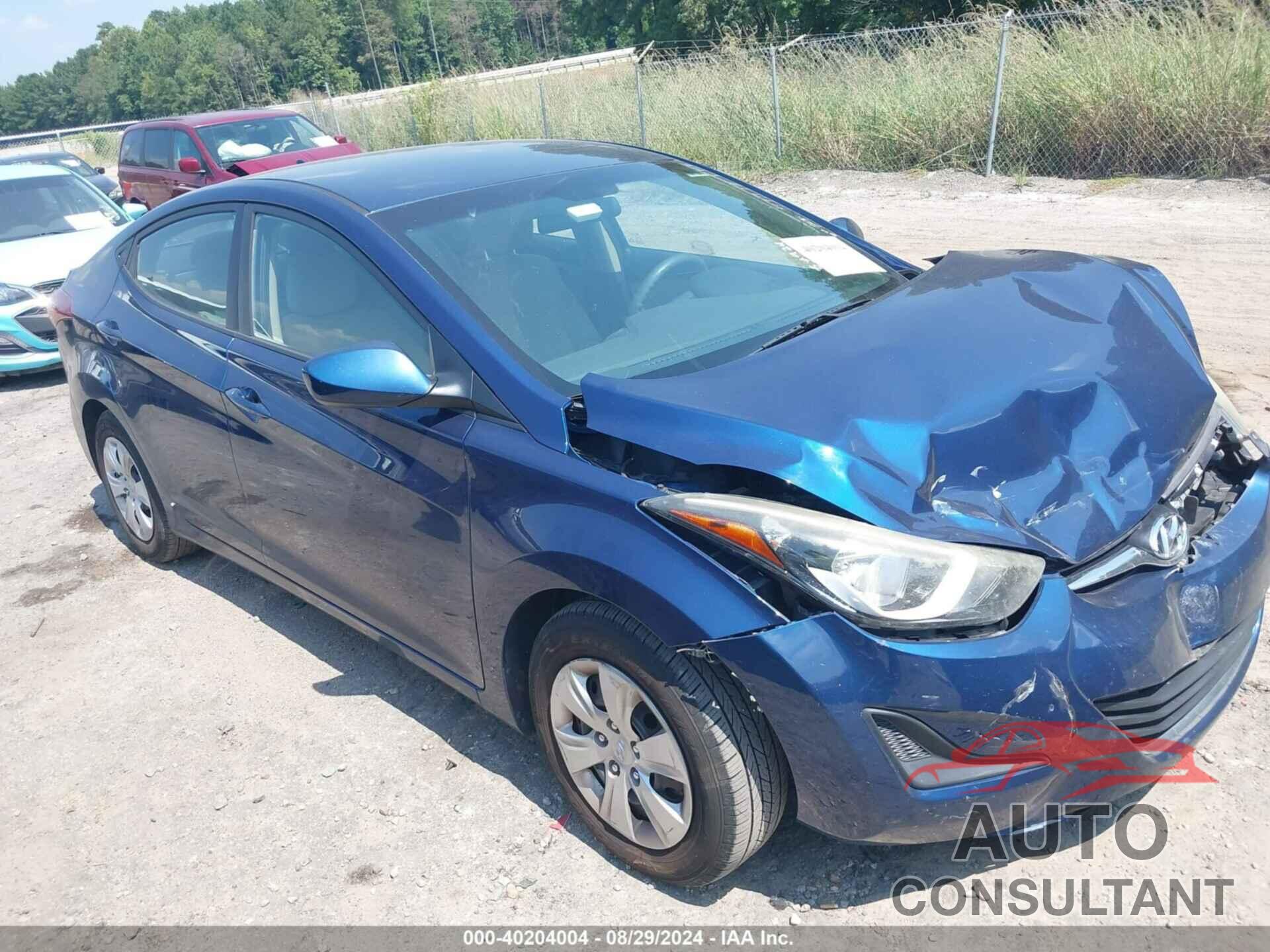 HYUNDAI ELANTRA 2016 - 5NPDH4AE1GH775108