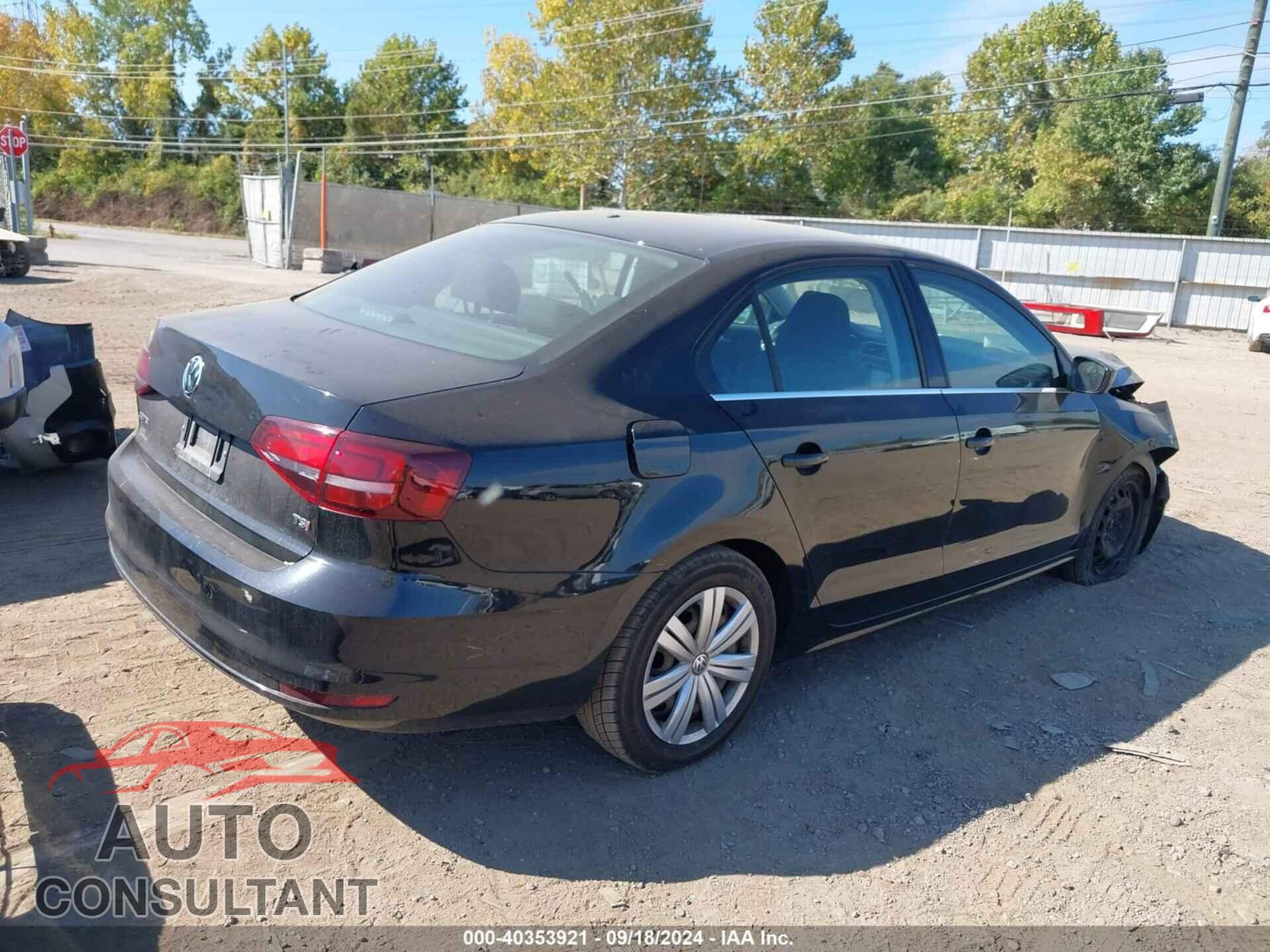 VOLKSWAGEN JETTA 2017 - 3VW2B7AJ9HM384904