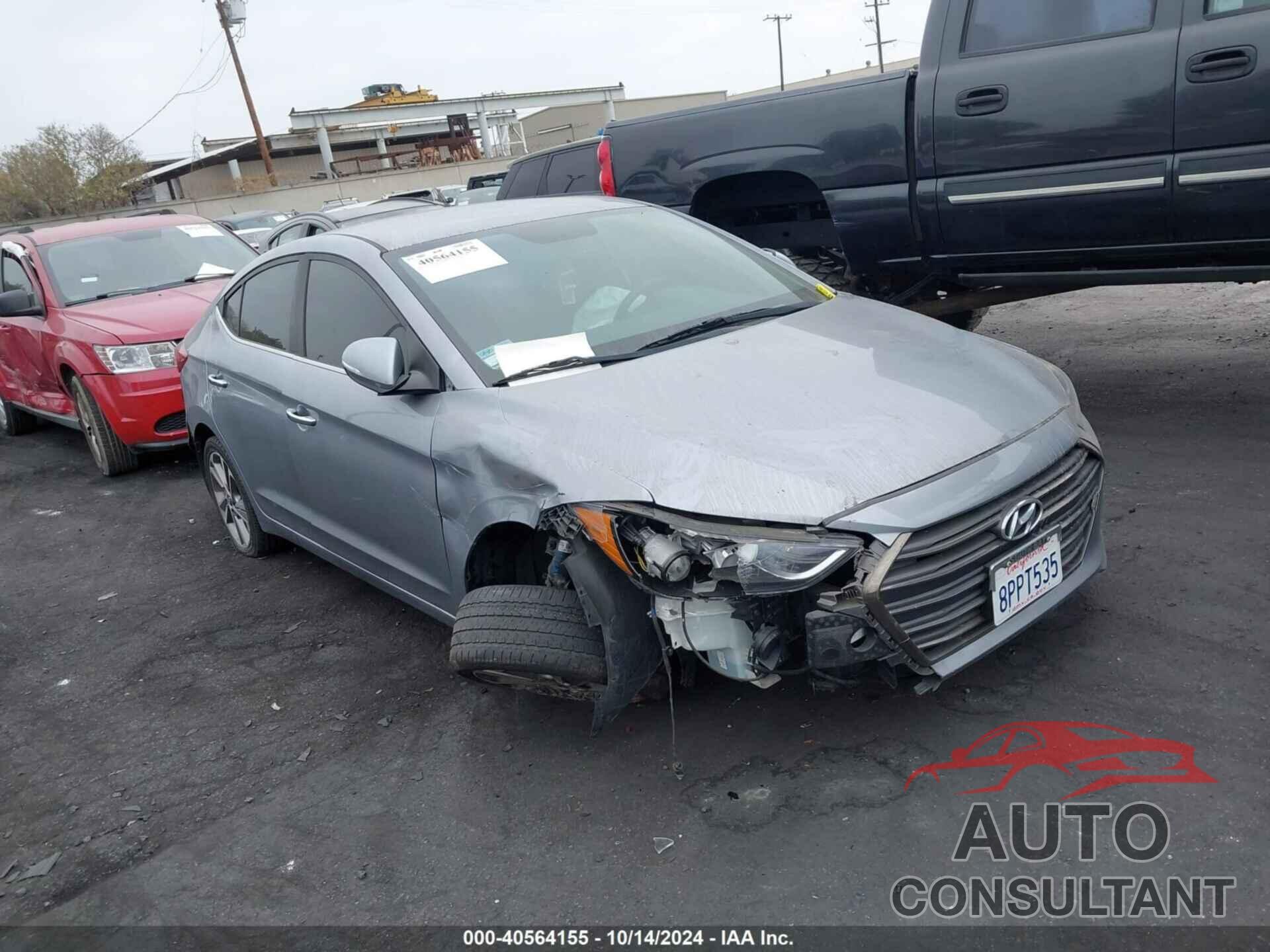 HYUNDAI ELANTRA 2017 - 5NPD84LFXHH039453