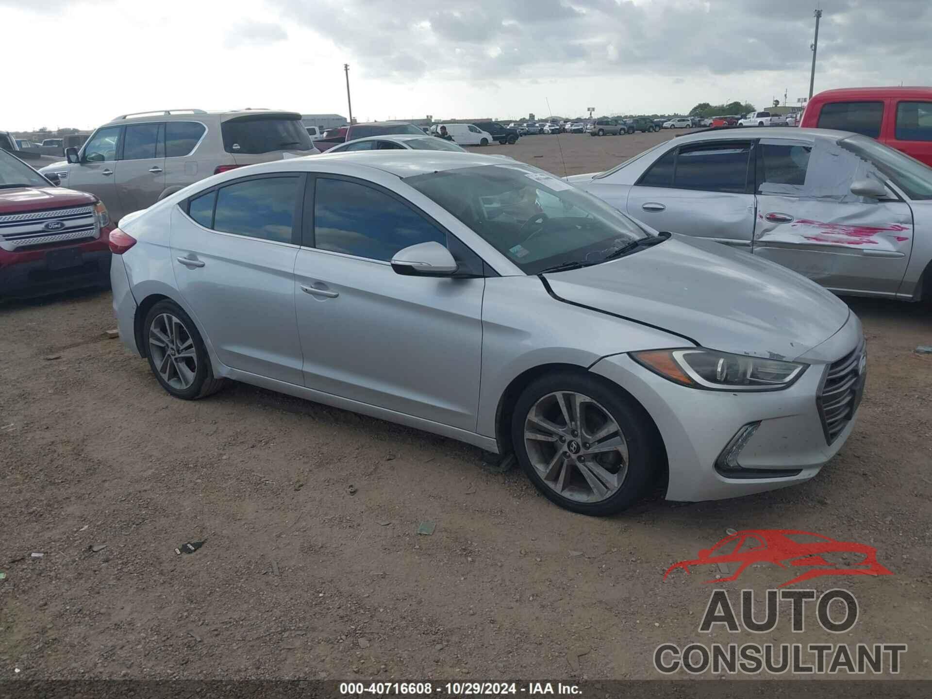 HYUNDAI ELANTRA 2018 - 5NPD84LF9JH283956