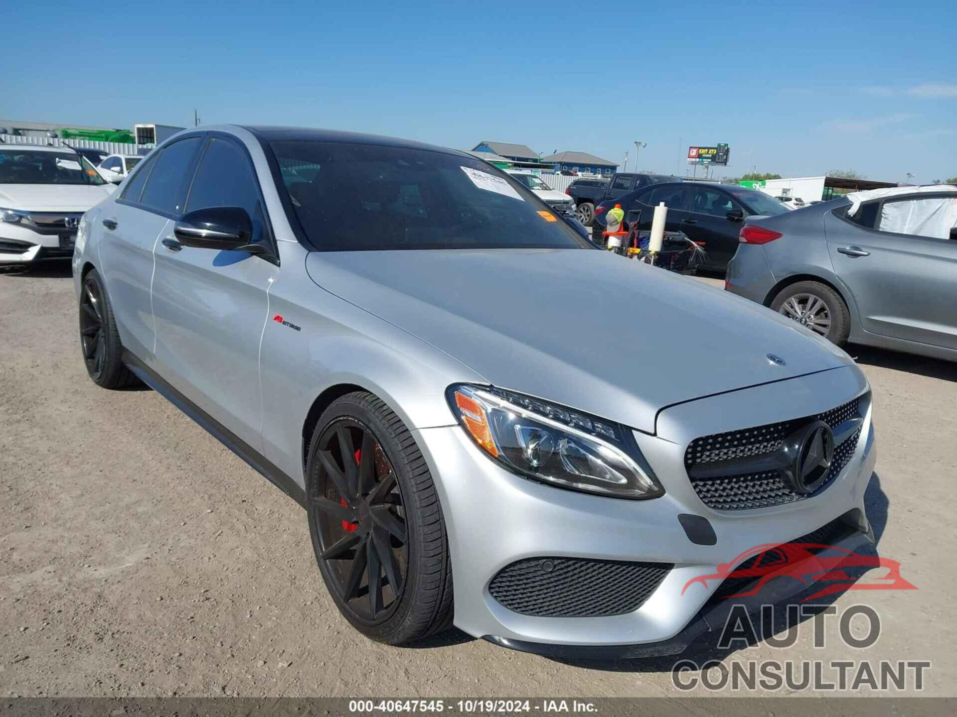 MERCEDES-BENZ AMG C 43 2017 - 55SWF6EB4HU195036