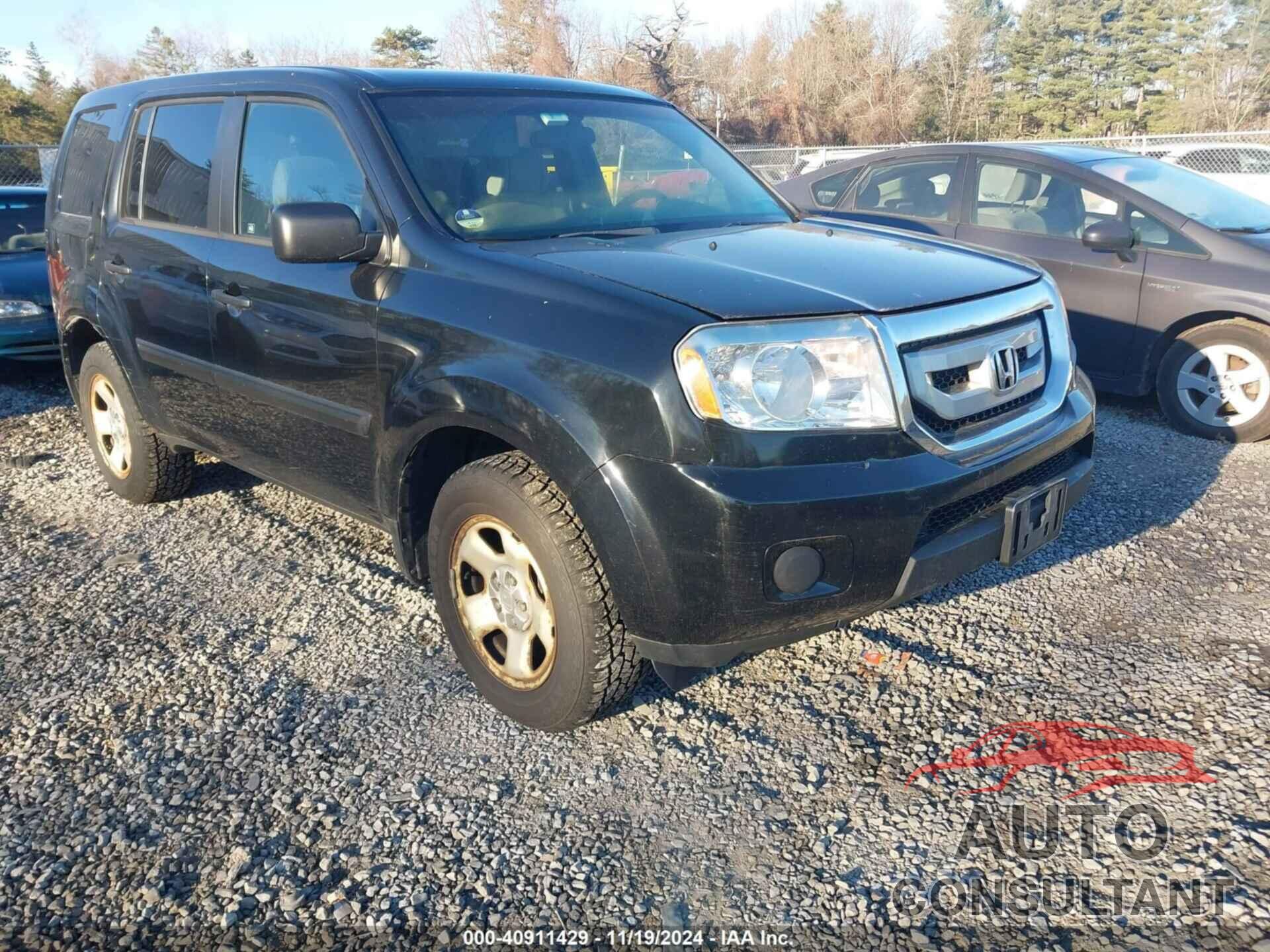 HONDA PILOT 2011 - 5FNYF4H26BB036472