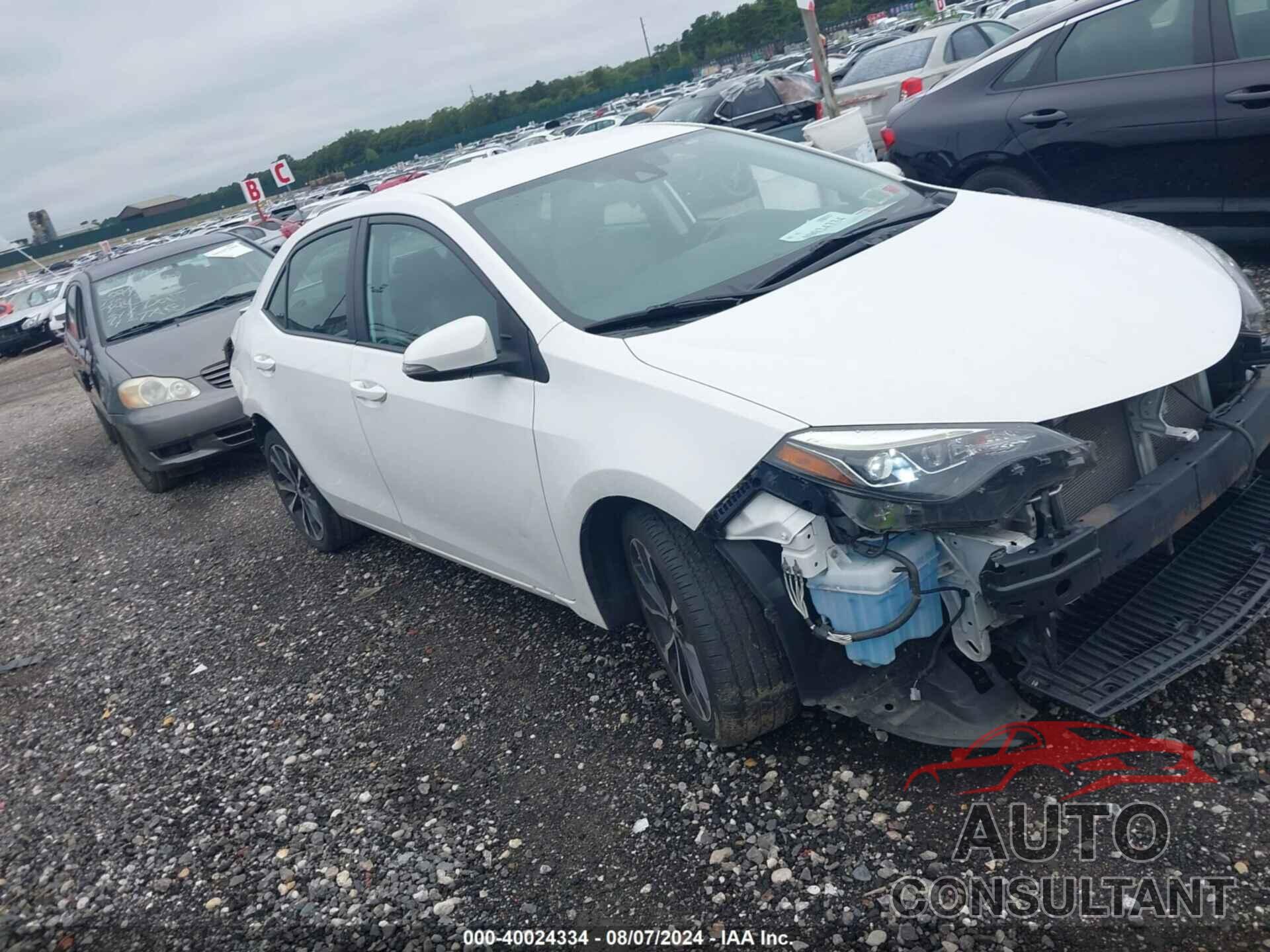 TOYOTA COROLLA 2018 - 2T1BURHE0JC063060