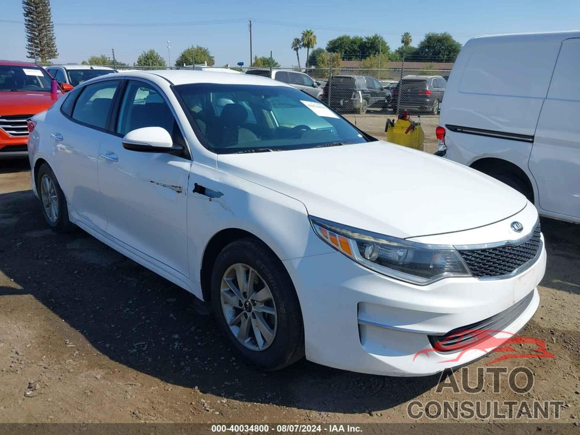 KIA OPTIMA 2018 - 5XXGT4L37JG180449