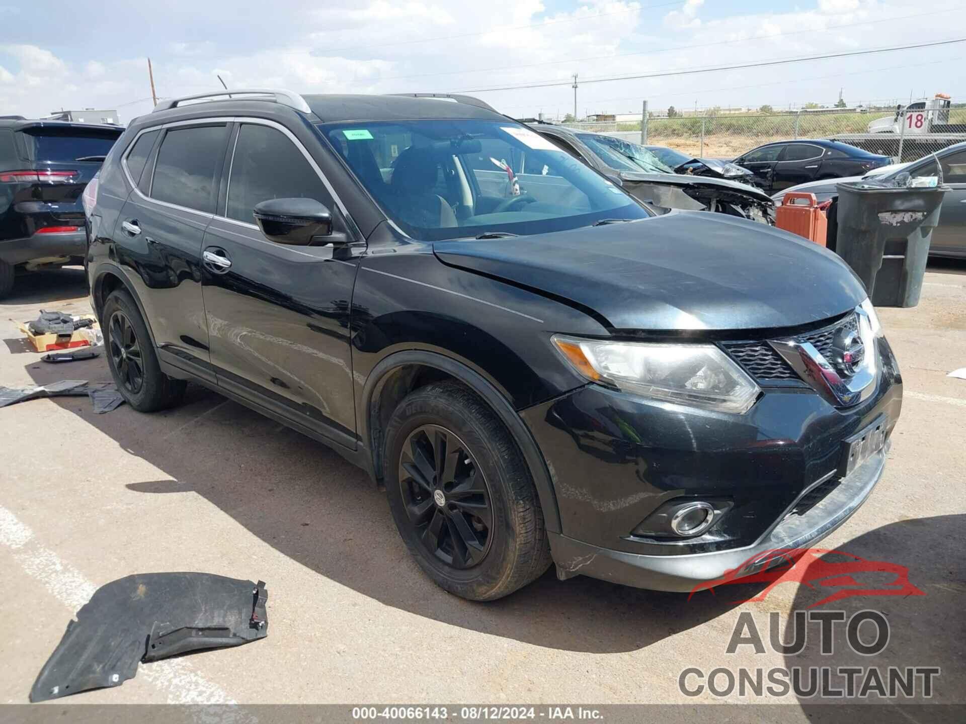 NISSAN ROGUE 2016 - KNMAT2MTXGP685069