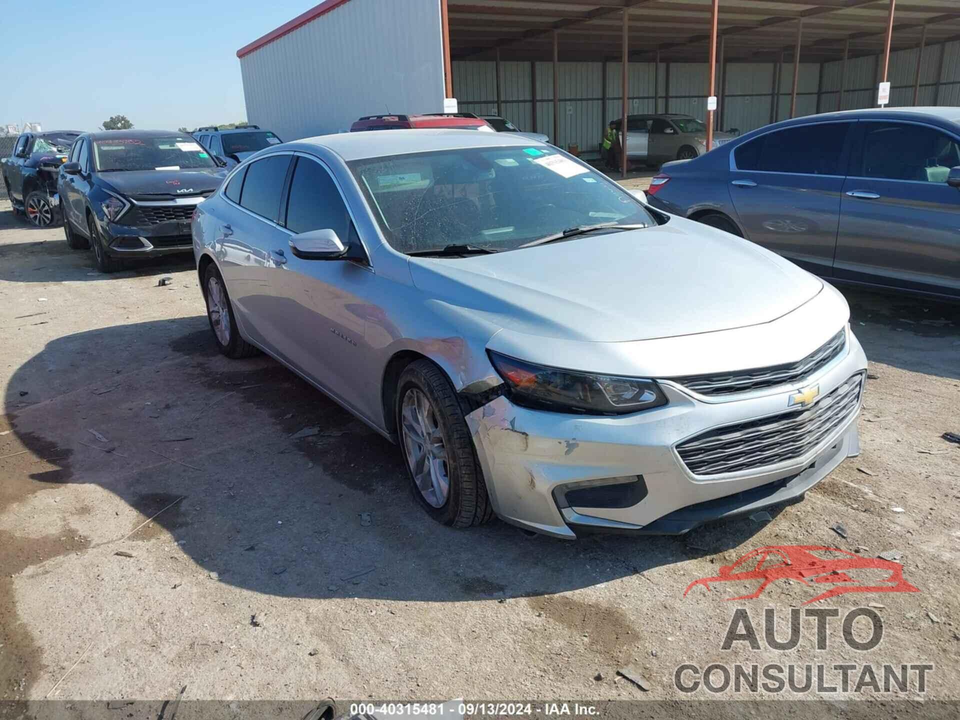 CHEVROLET MALIBU 2018 - 1G1ZD5STXJF120749