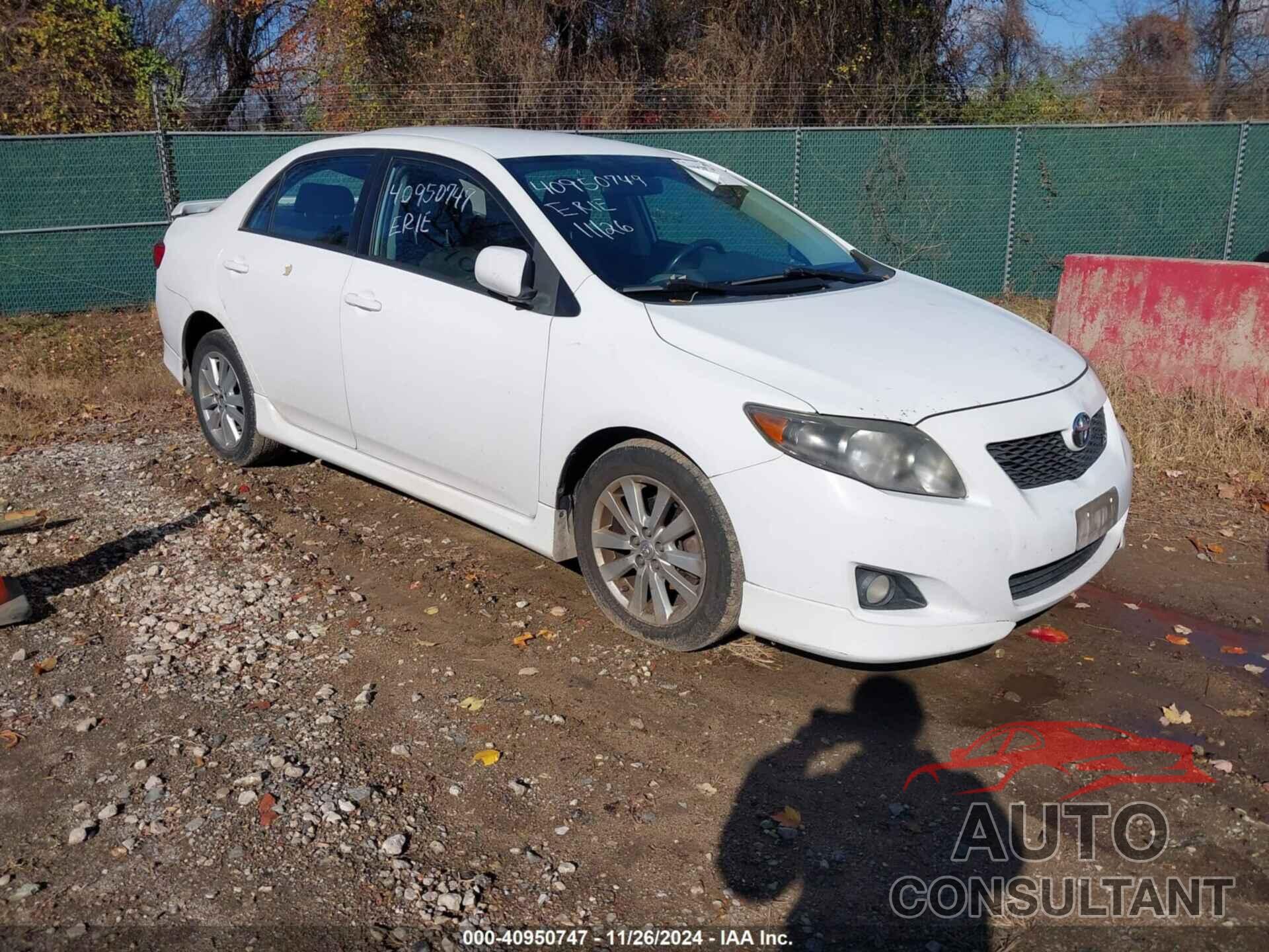 TOYOTA COROLLA 2010 - 2T1BU4EE1AC458632