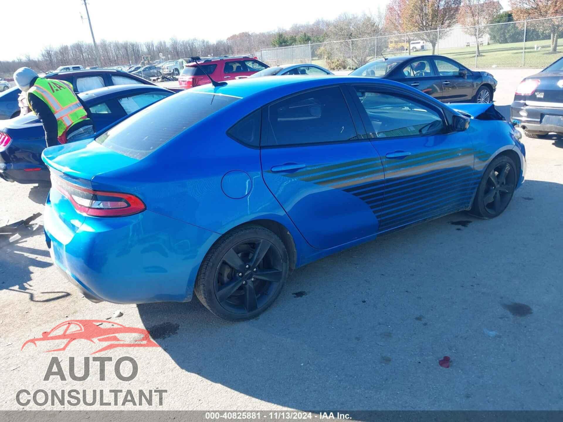 DODGE DART 2015 - 1C3CDFBB4FD344763