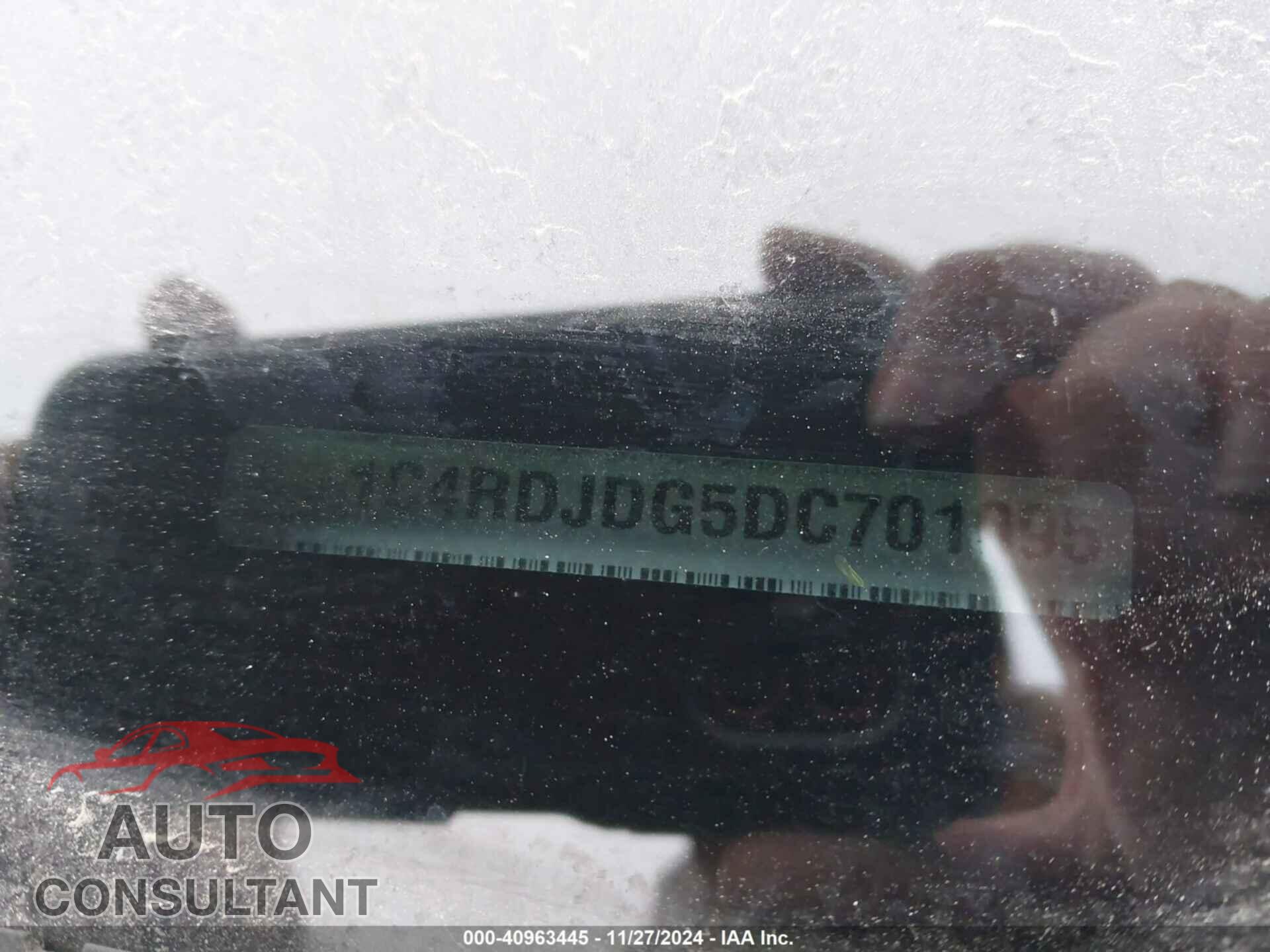 DODGE DURANGO 2013 - 1C4RDJDG5DC701095